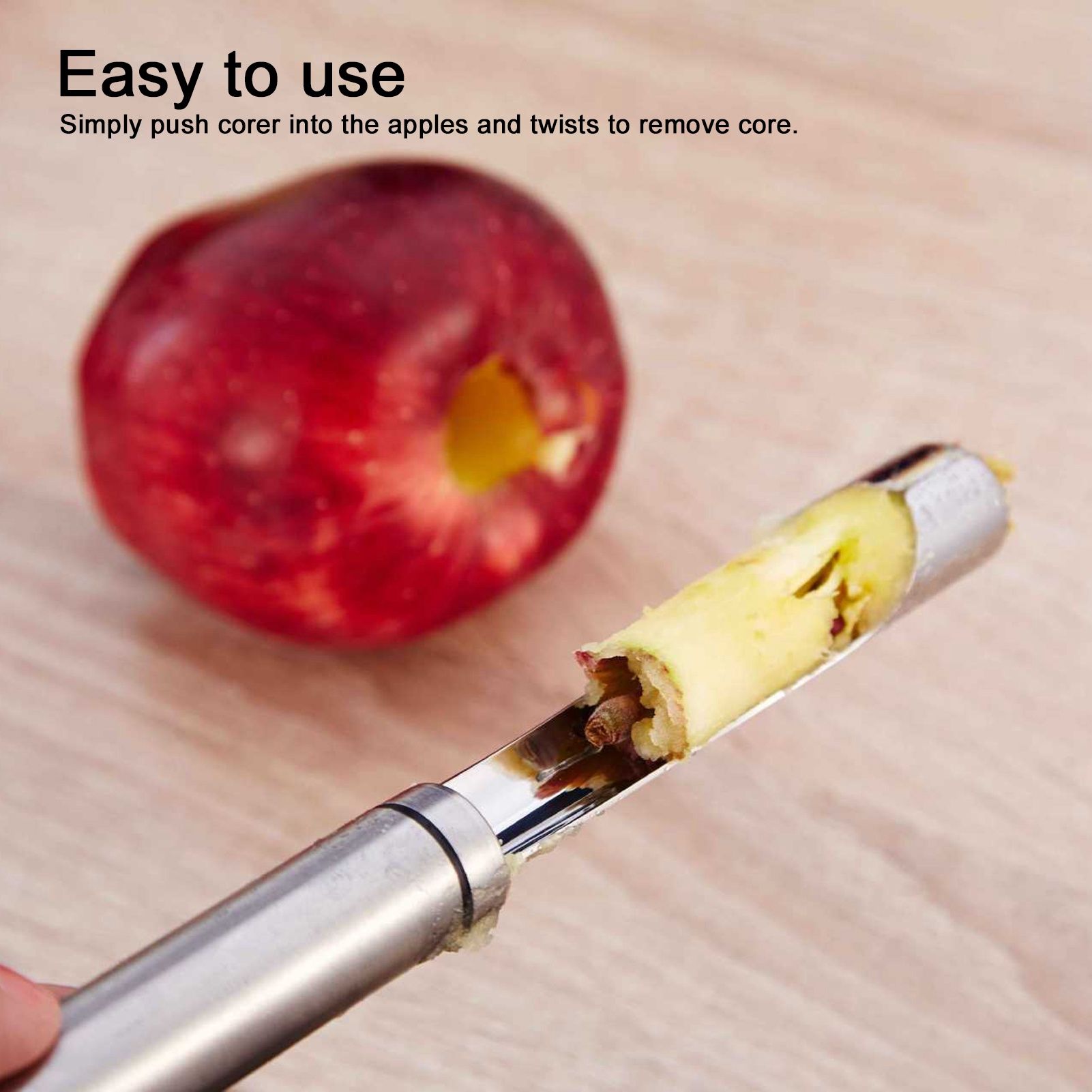 Apples Corer 304 Stainless Steel Fruit Pear Core Remover Tool Home Kitchen Gadgets view 15