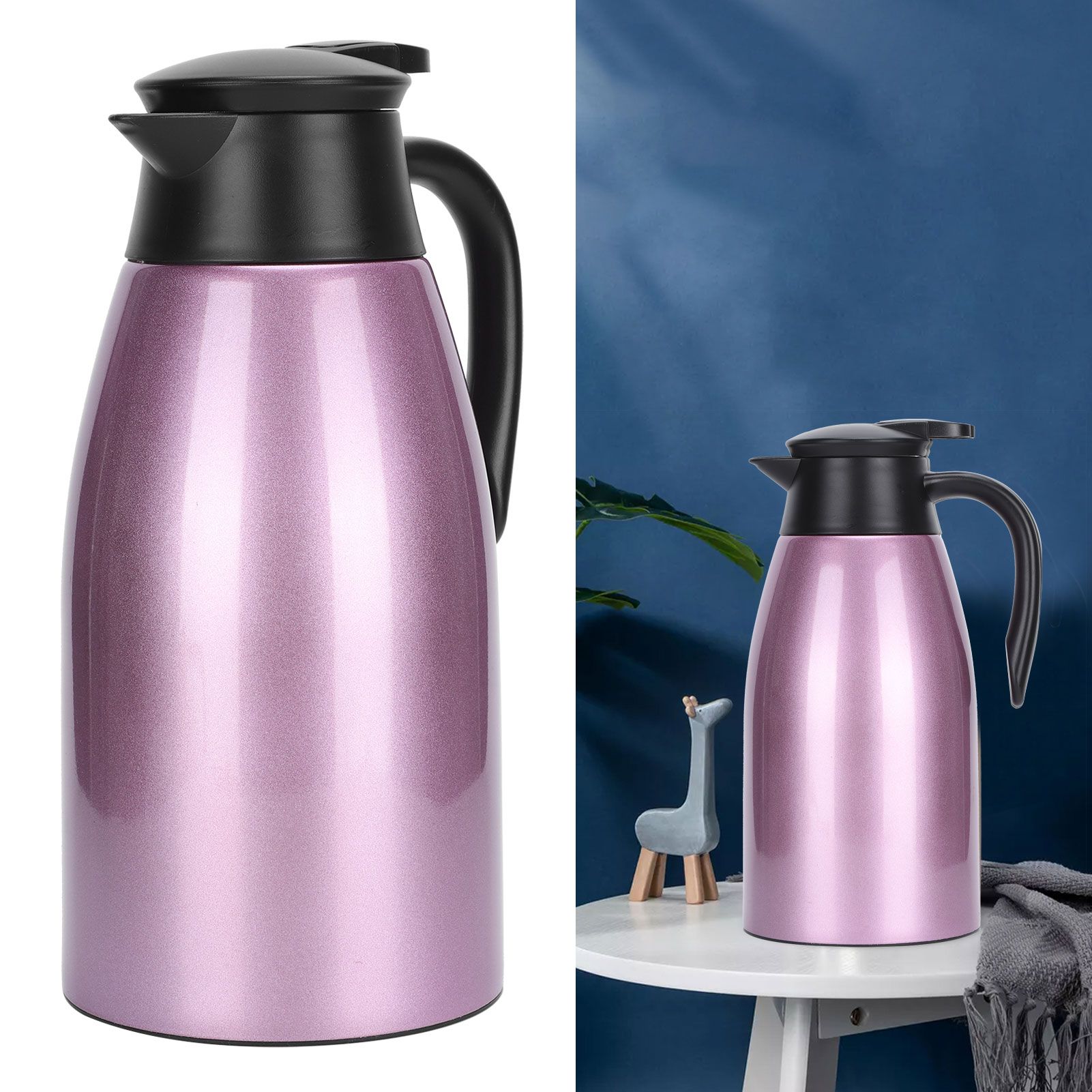 2L Large Capacity Insulated Hot Water Pot Inner Stainless Steel Thermal Coffee view 10