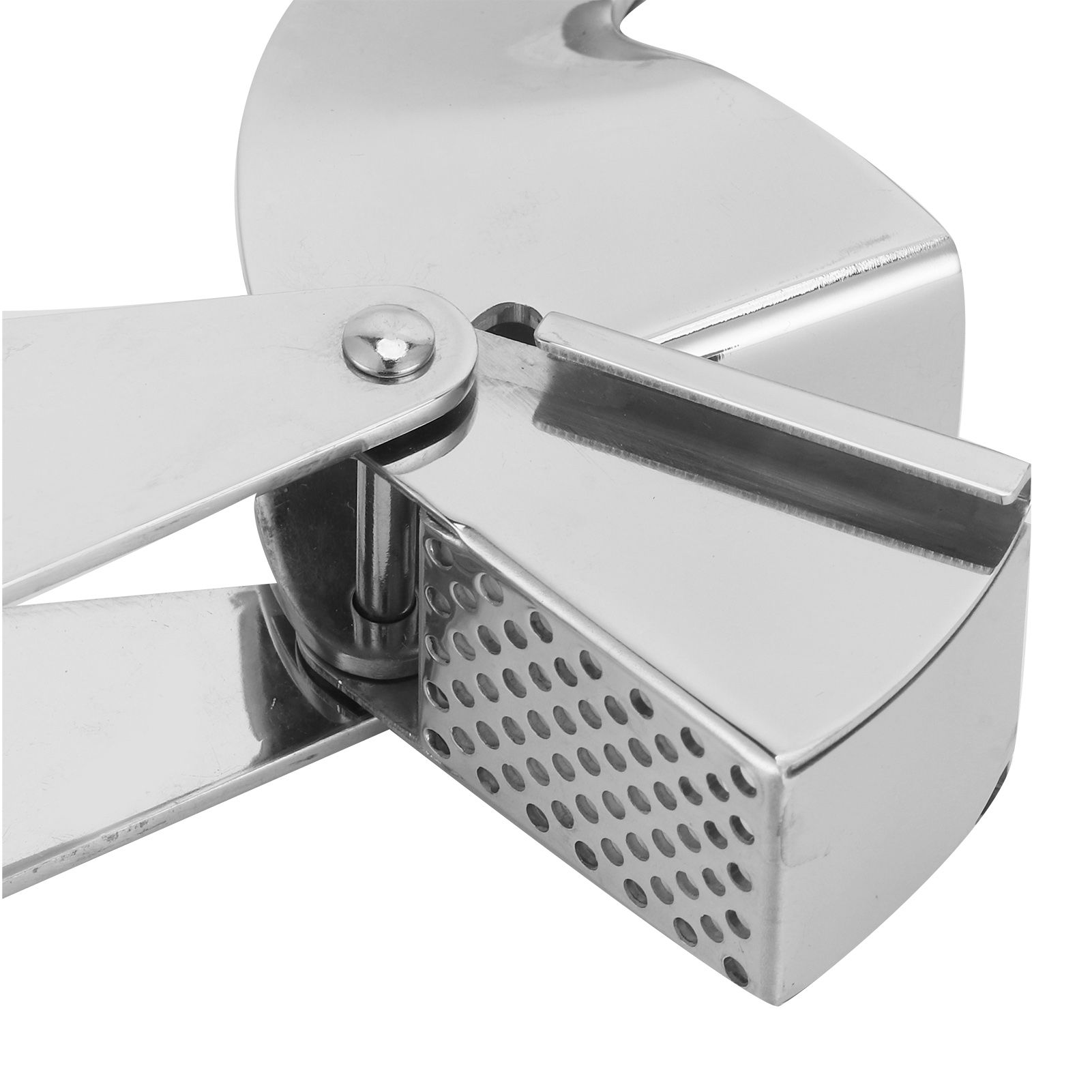 Manual Garlic Press Mincer 304 Stainless Steel Garlic Chopper Squeezer Kitchen view 12