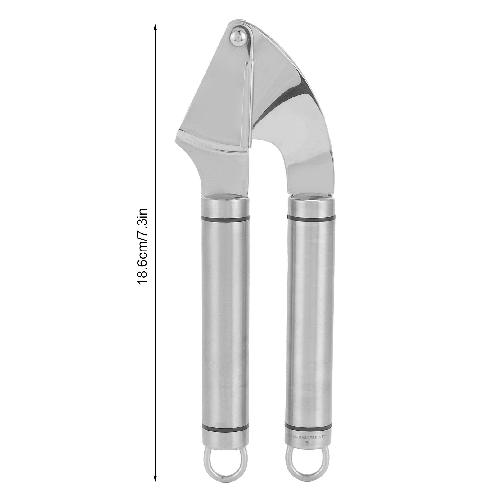 Manual Garlic Press Mincer 304 Stainless Steel Garlic Chopper Squeezer Kitchen view 14