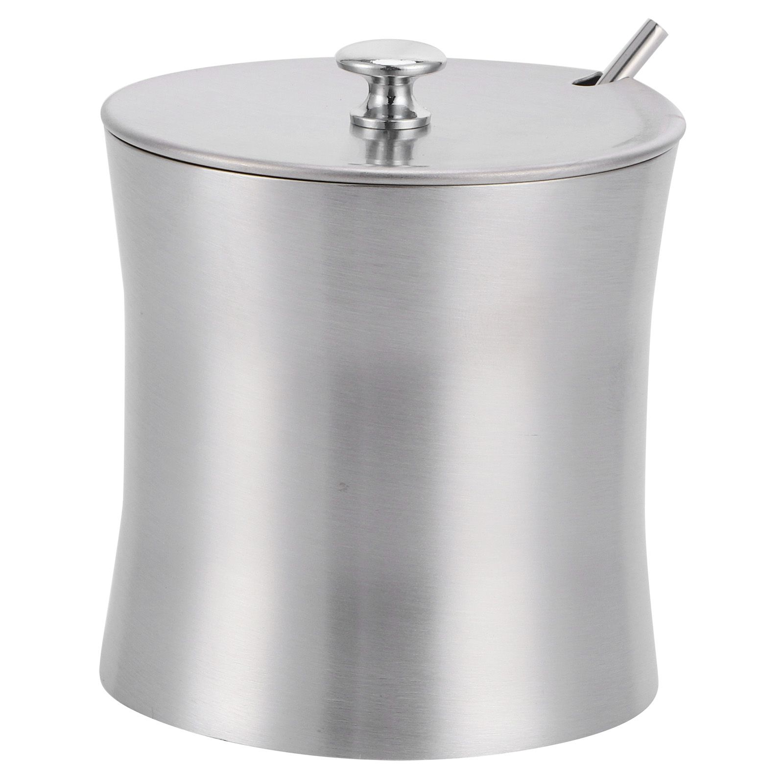 Stainless Steel Seasoning Pot Can Spice Condiment Bottle Pot Jar with Cover Spoon