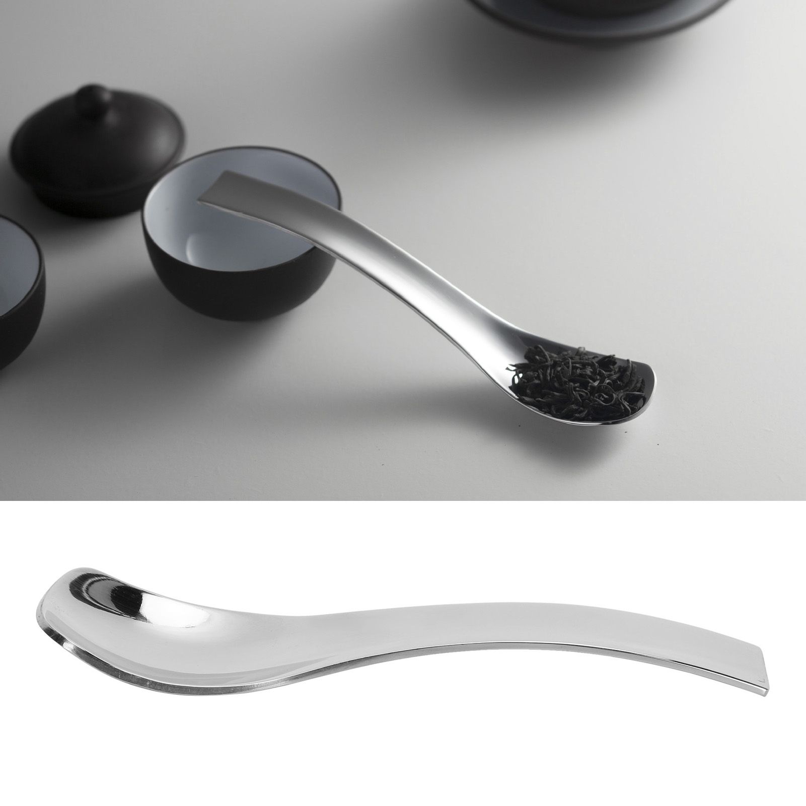 Stainless Steel Spoon Teaspoon Ice Cream Scoop Home Restaurant Polishing view 10