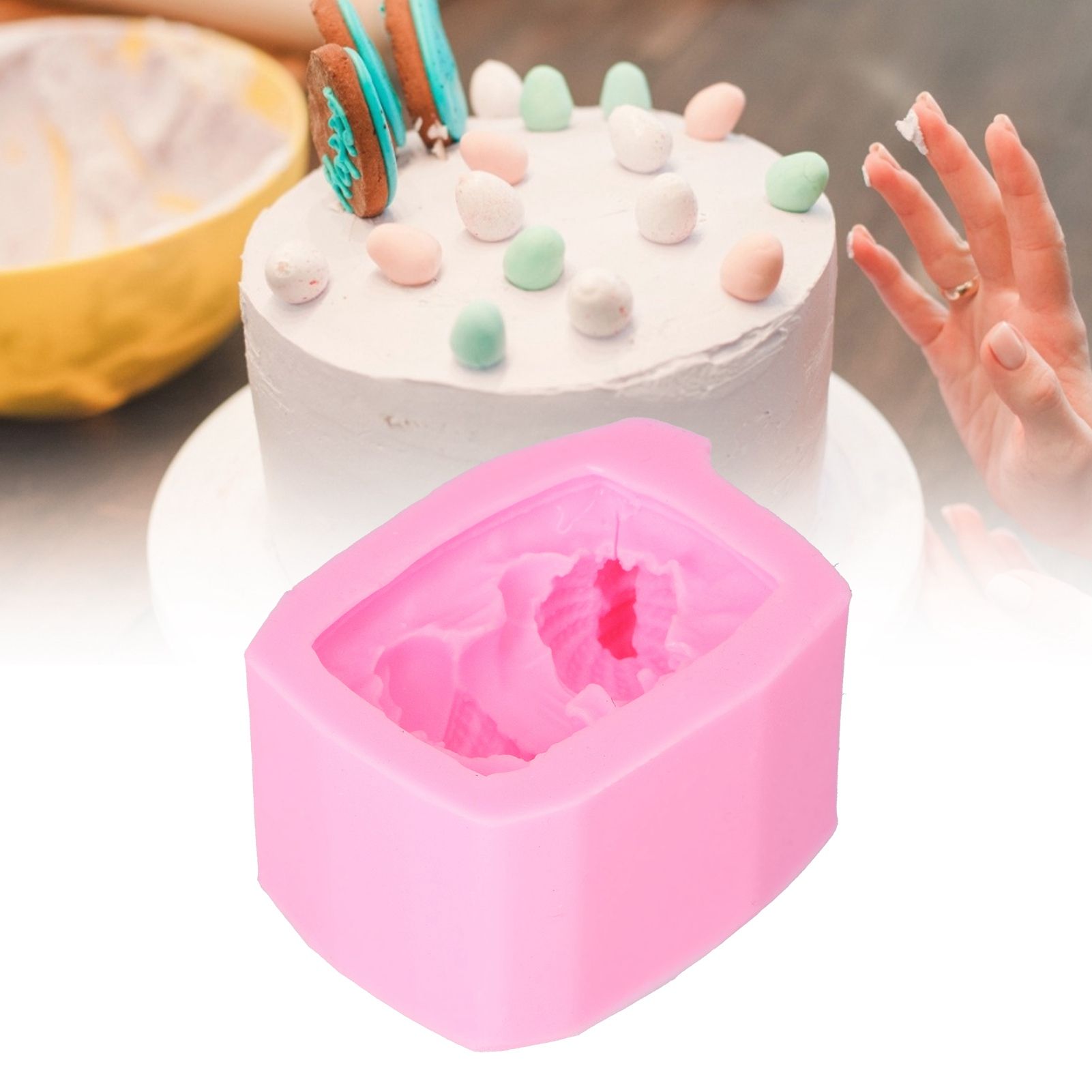 Sleeping Baby Shape Mold Silicone Soap Mold for Fondant Cake Decorating Baking view 10