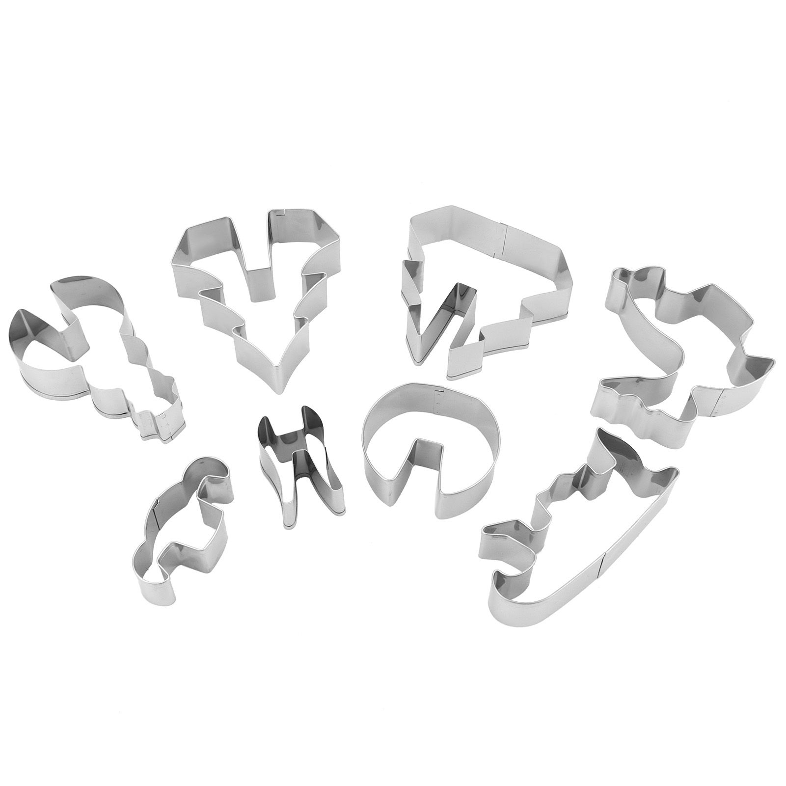 8Pcs Cookies Cutter Set Large Size Christmas Biscuits Mold Cutting Tool Baking view 5