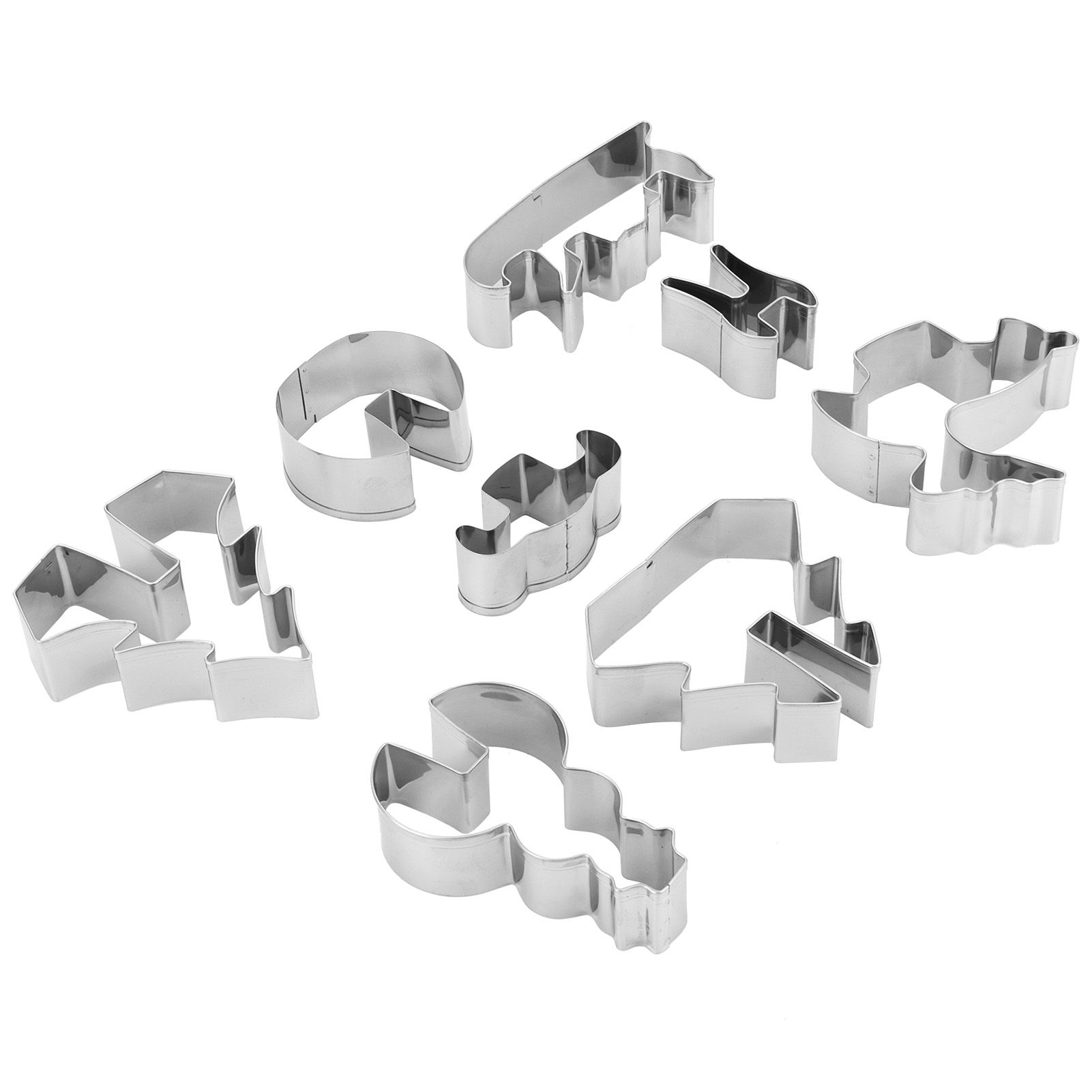 8Pcs Cookies Cutter Set Large Size Christmas Biscuits Mold Cutting Tool Baking view 6