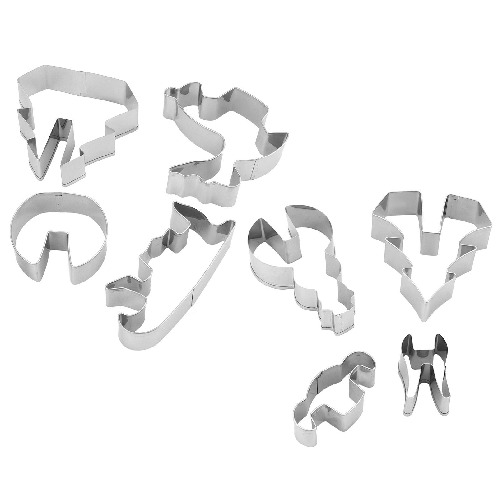 8Pcs Cookies Cutter Set Large Size Christmas Biscuits Mold Cutting Tool Baking view 7