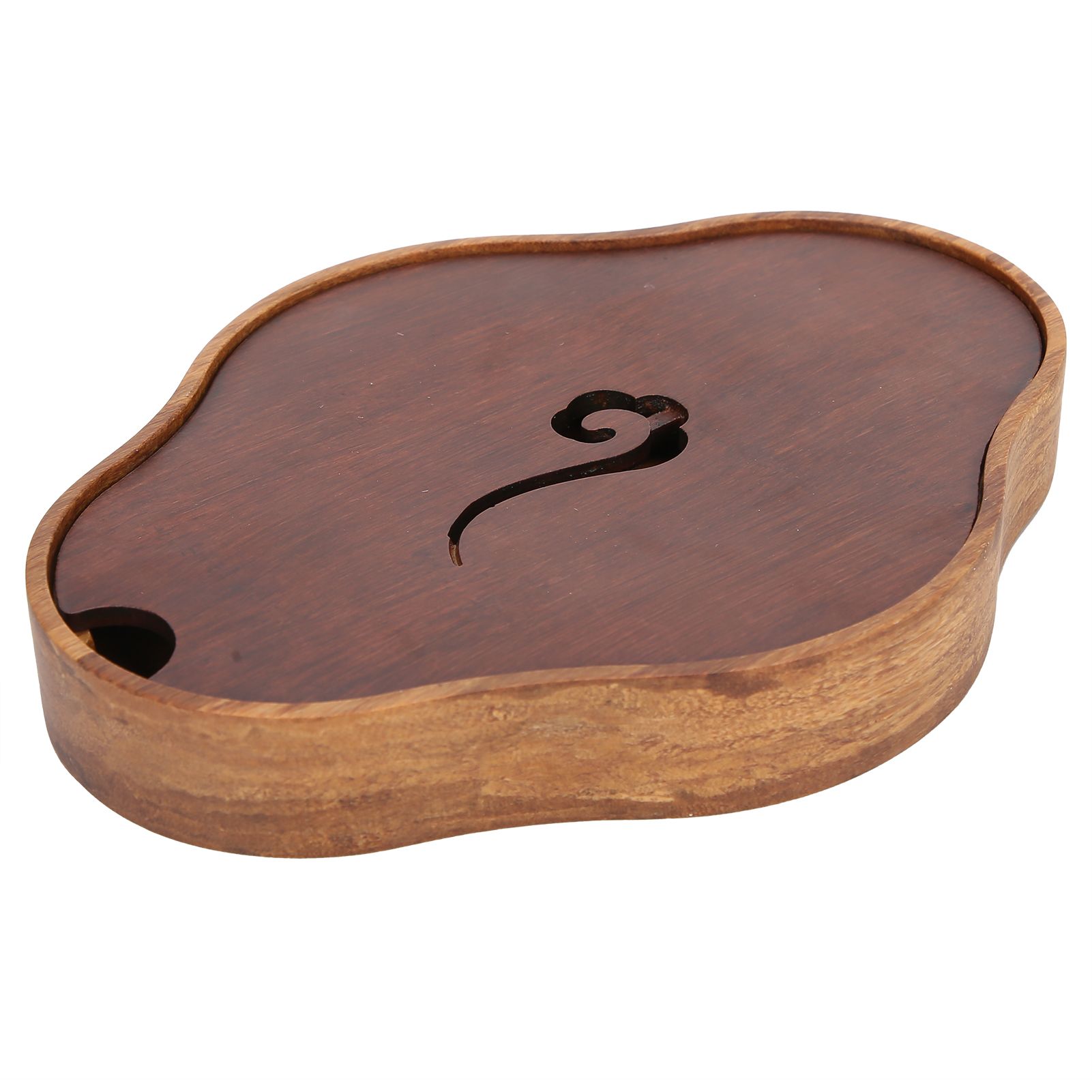 Bamboo Tea Tray Chinese Style Teaboard Serving Tray Box for Kungfu Tea Set view 2