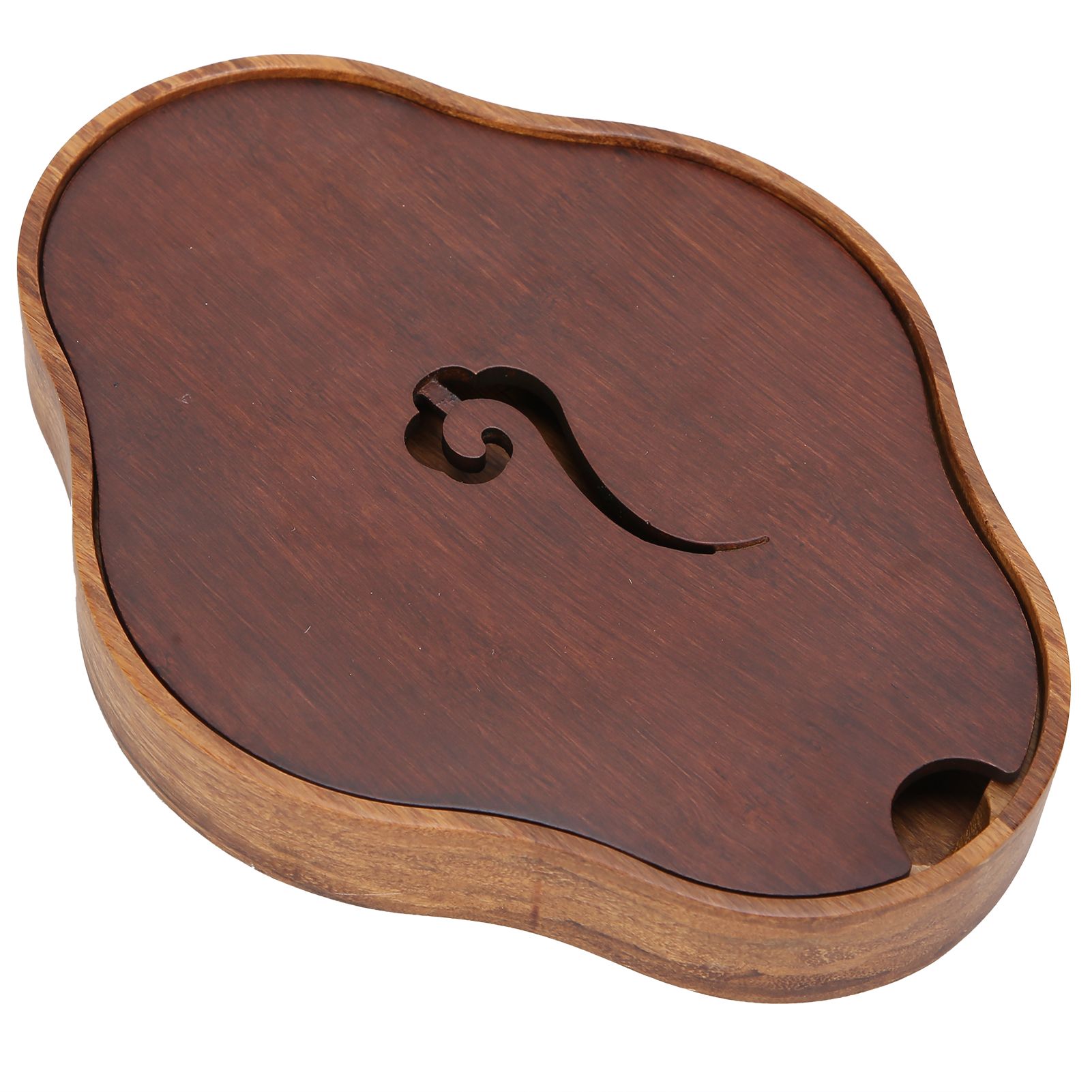 Bamboo Tea Tray Chinese Style Teaboard Serving Tray Box for Kungfu Tea Set view 5
