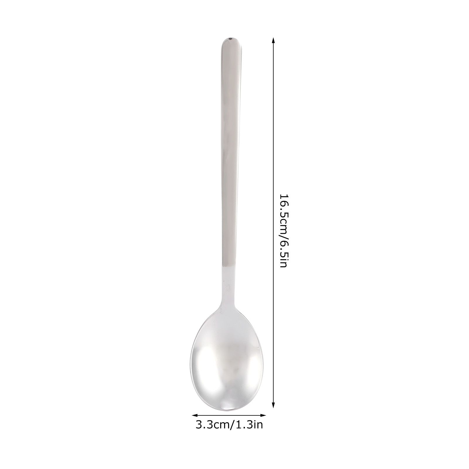 Food Spoon Portable 304 Stainless Steel Spoon Tableware Cutlery for Home view 14