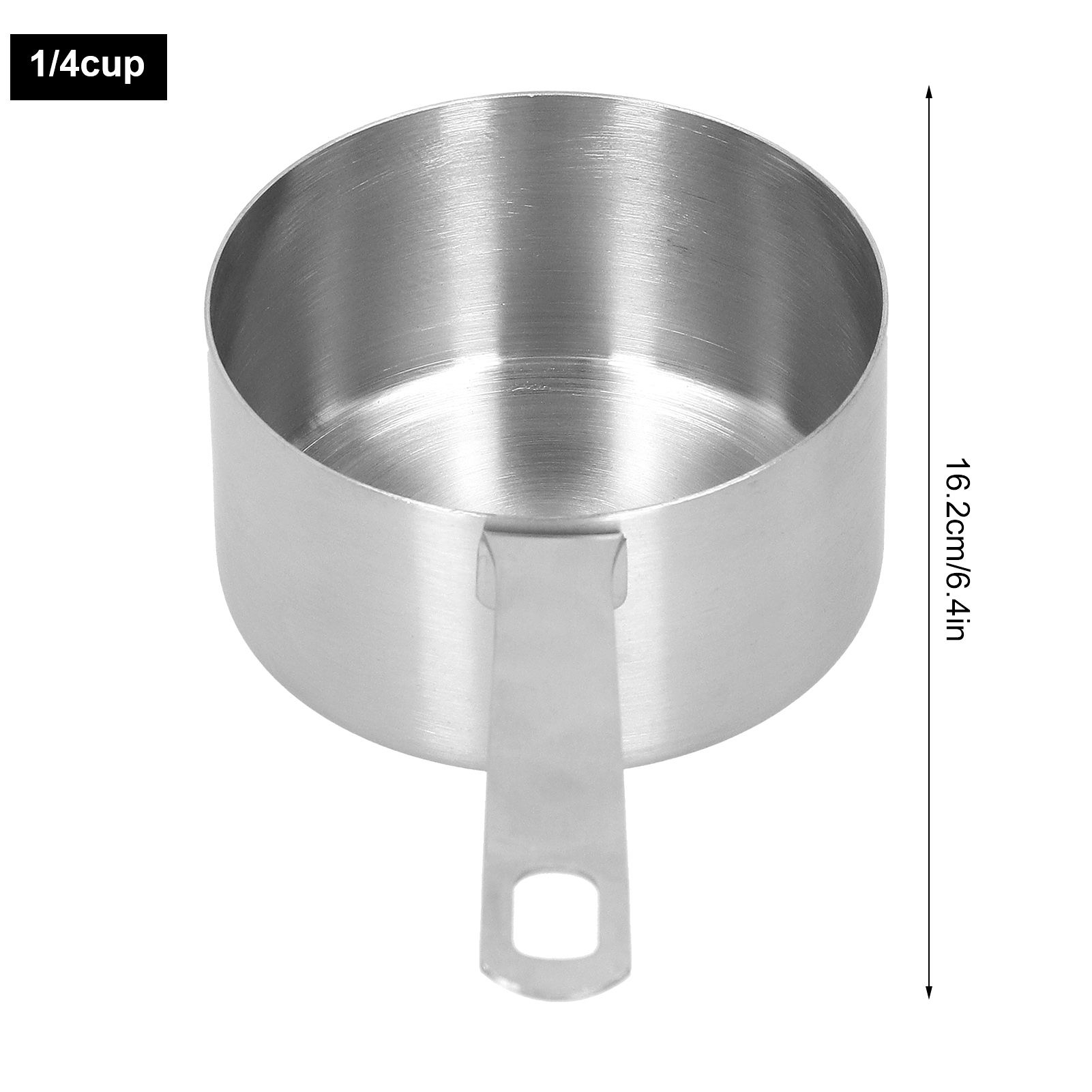 304 Stainless Steel Measuring Cup Kitchen Baking Measuring Spoon with Scale view 13