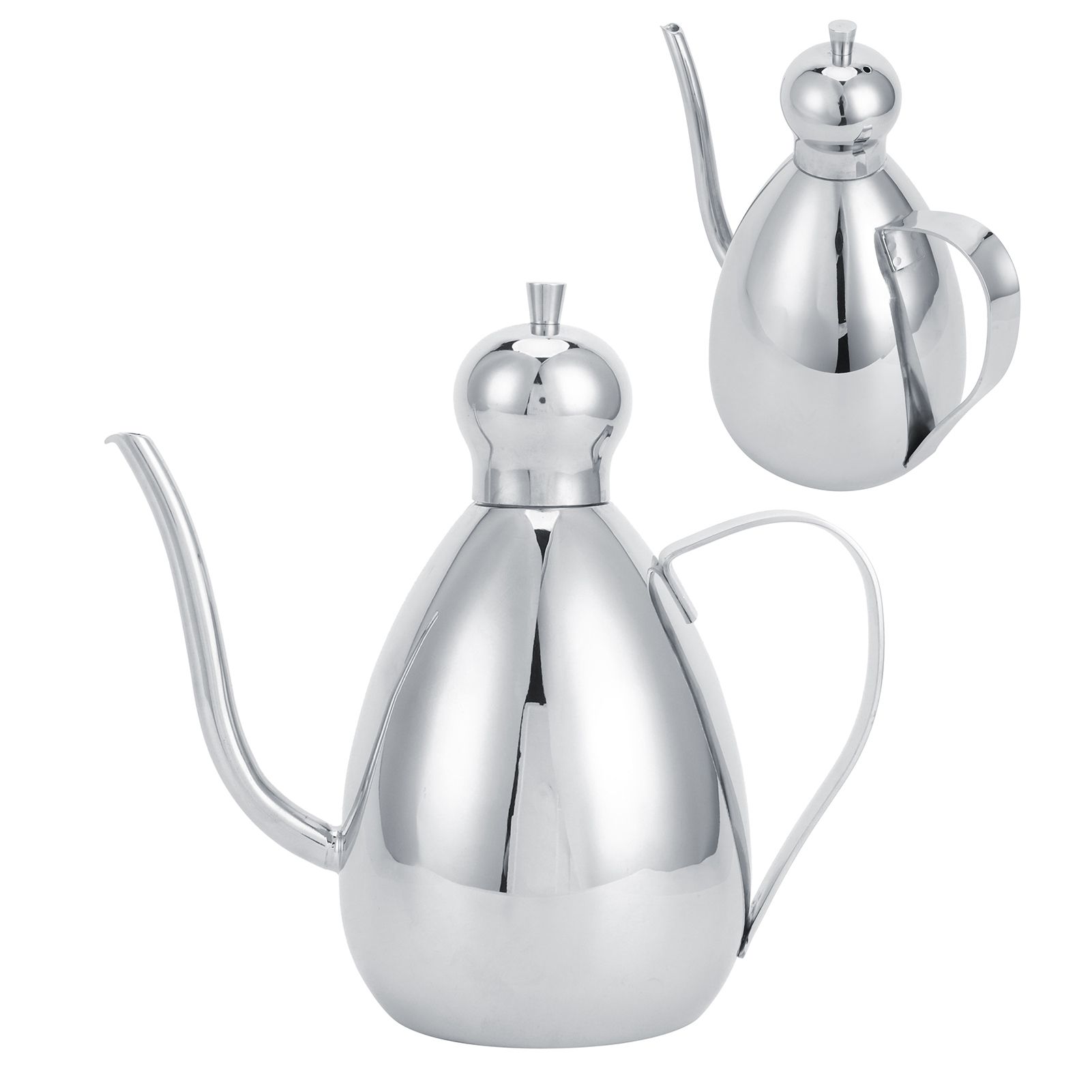 1L Oil Dispenser 304 Stainless Steel Oil Bottle Vinegar Pot Home Kitchen view 8
