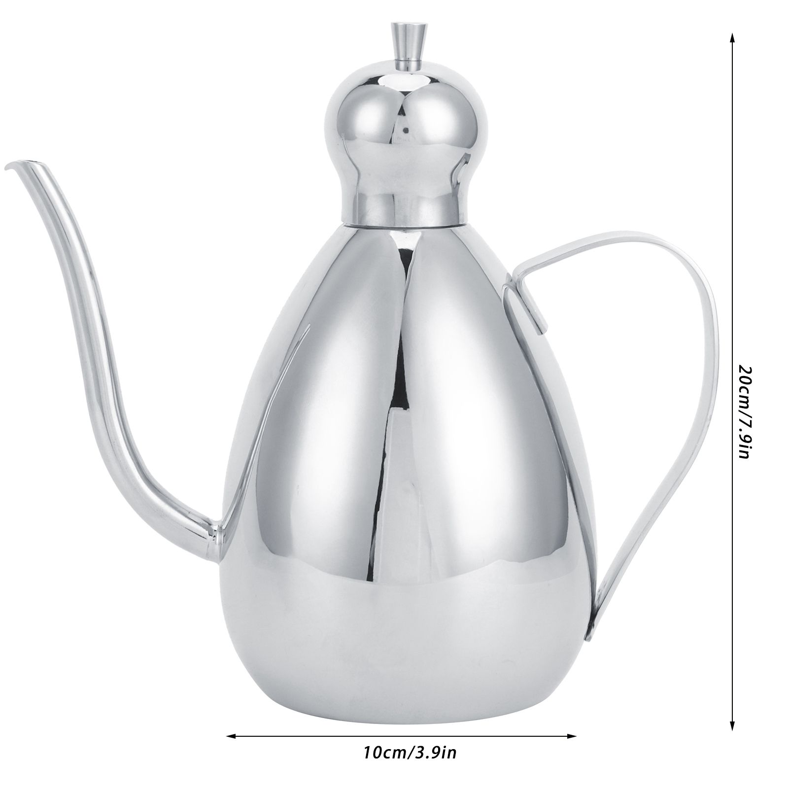 1L Oil Dispenser 304 Stainless Steel Oil Bottle Vinegar Pot Home Kitchen view 14