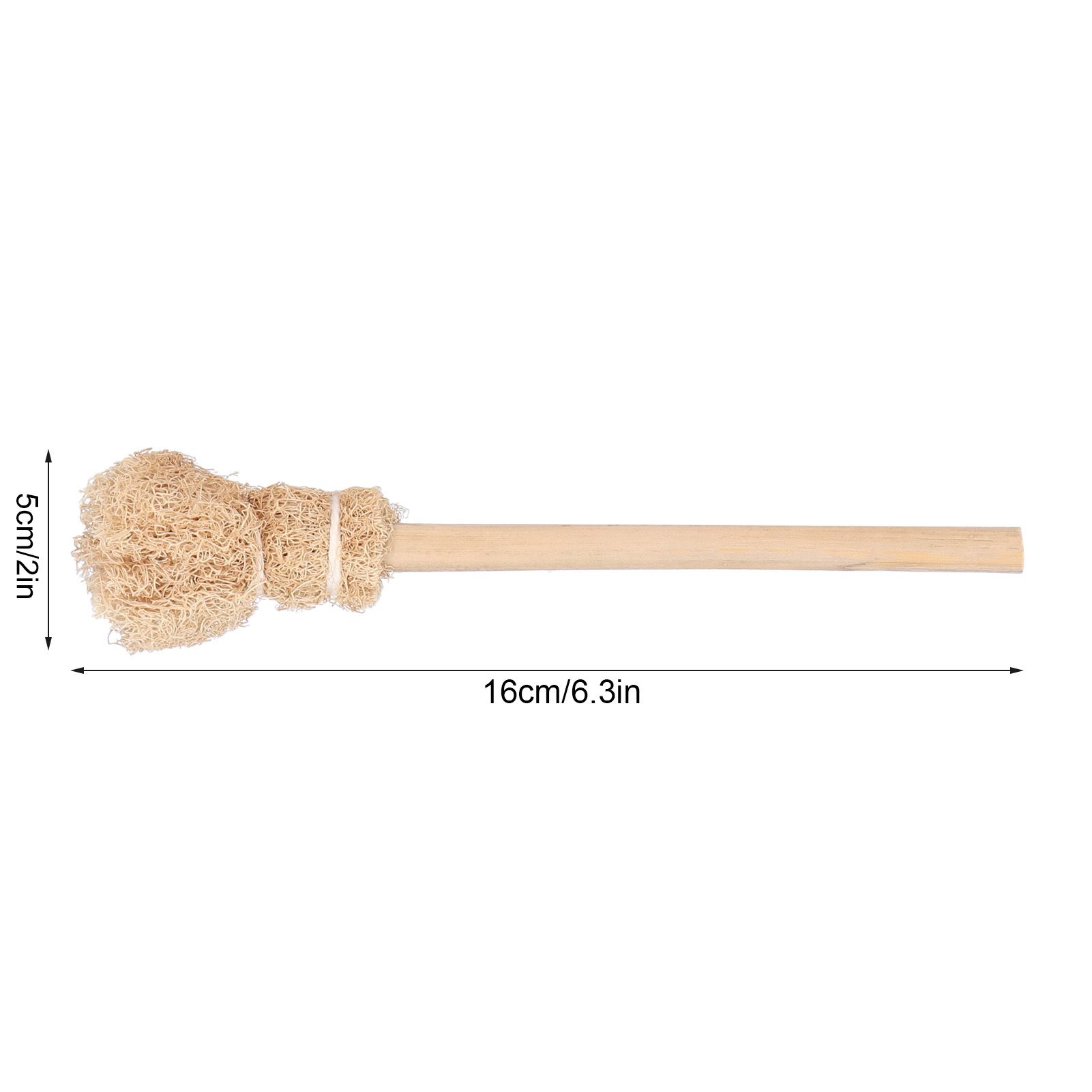 Natural Loofah Brush Water Cup Teacup Teapot Cleaning Brush Tea Ceremony view 13