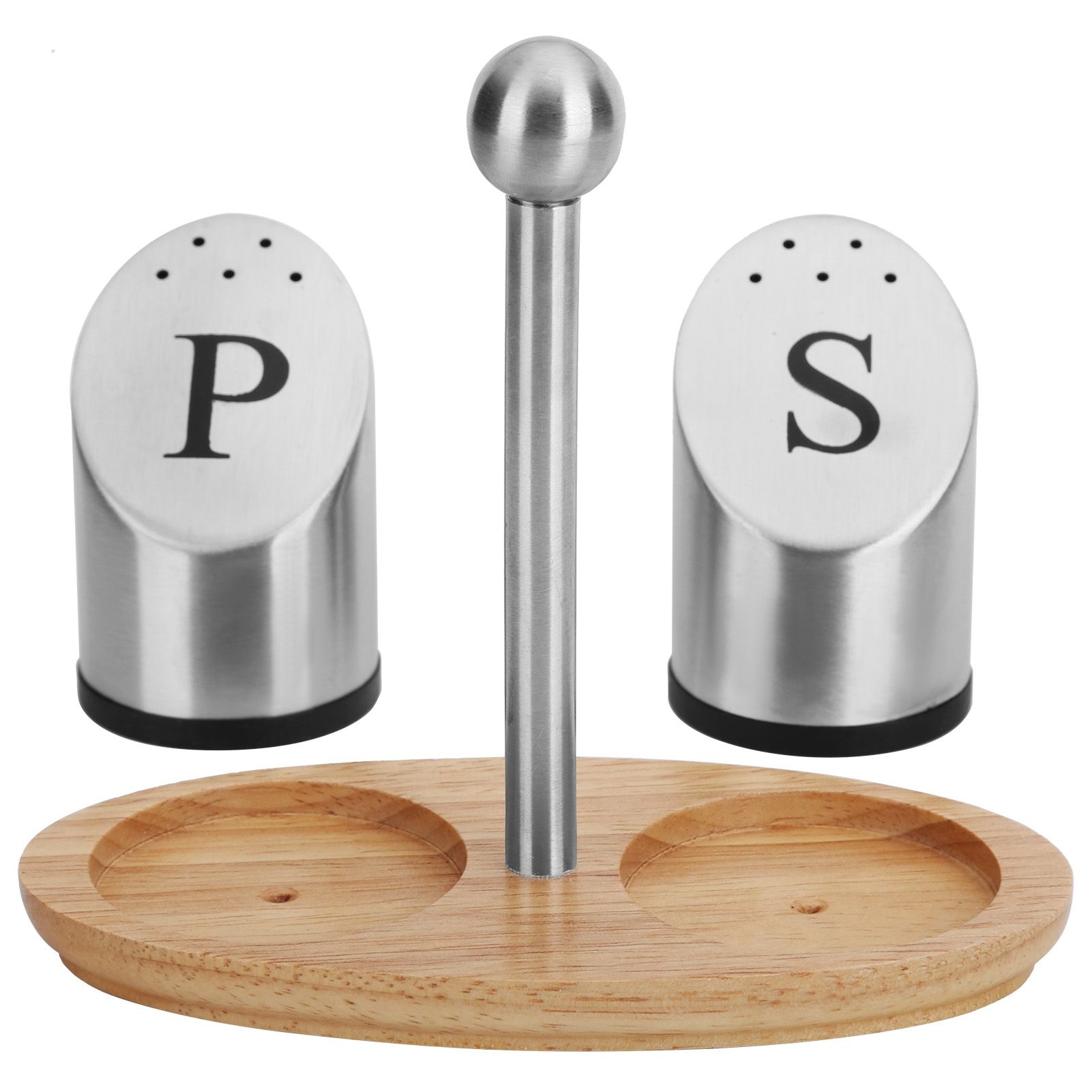 Stainless Steel Condiment Container Pot Seasoning Box Set Spice Pepper Jar view 3