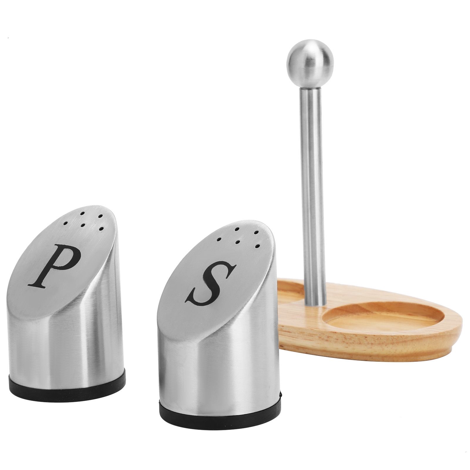 Stainless Steel Condiment Container Pot Seasoning Box Set Spice Pepper Jar view 4