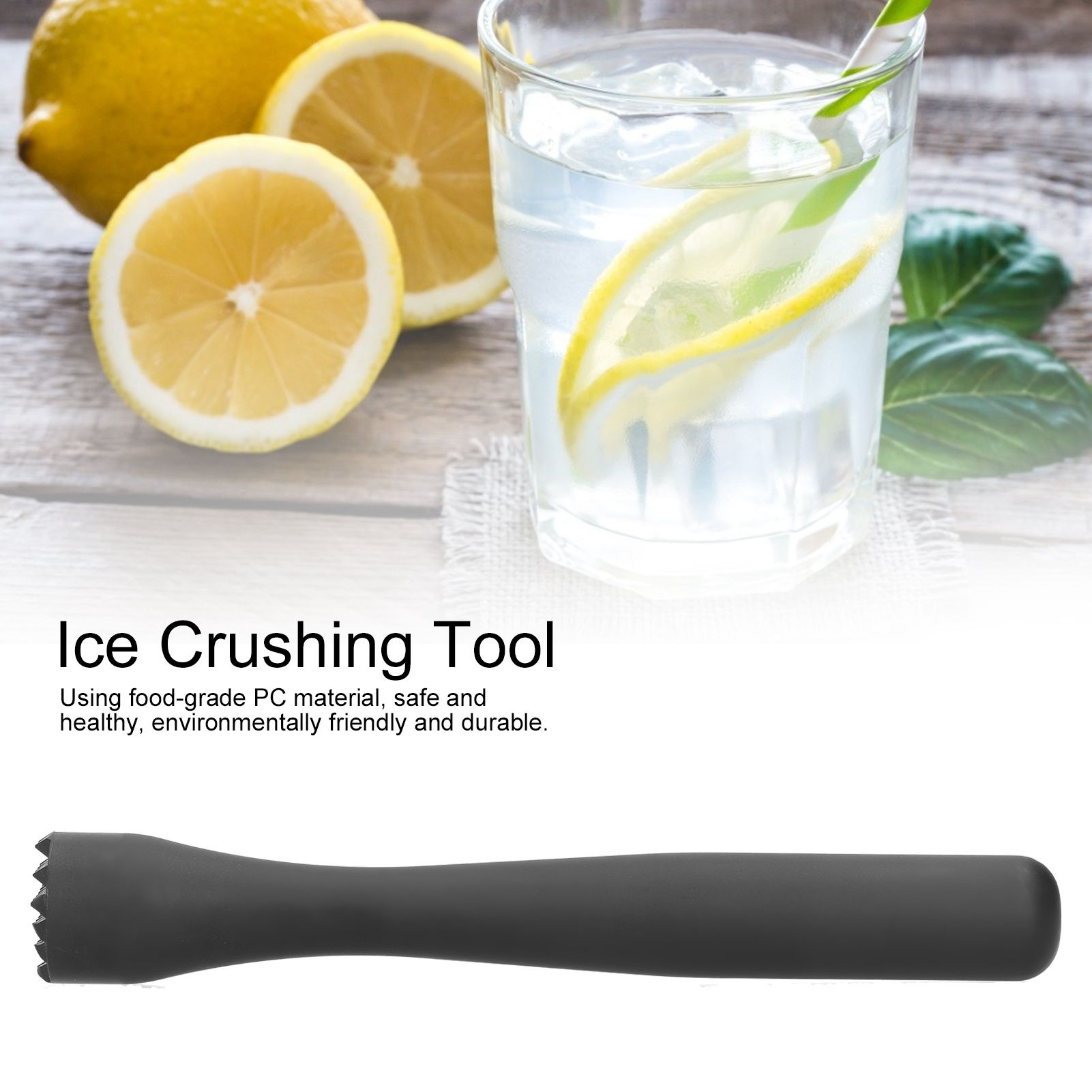 Cocktail Muddler Mixer Ice Crushing Rod Mixing Tool DIY Barware Bartending view 13