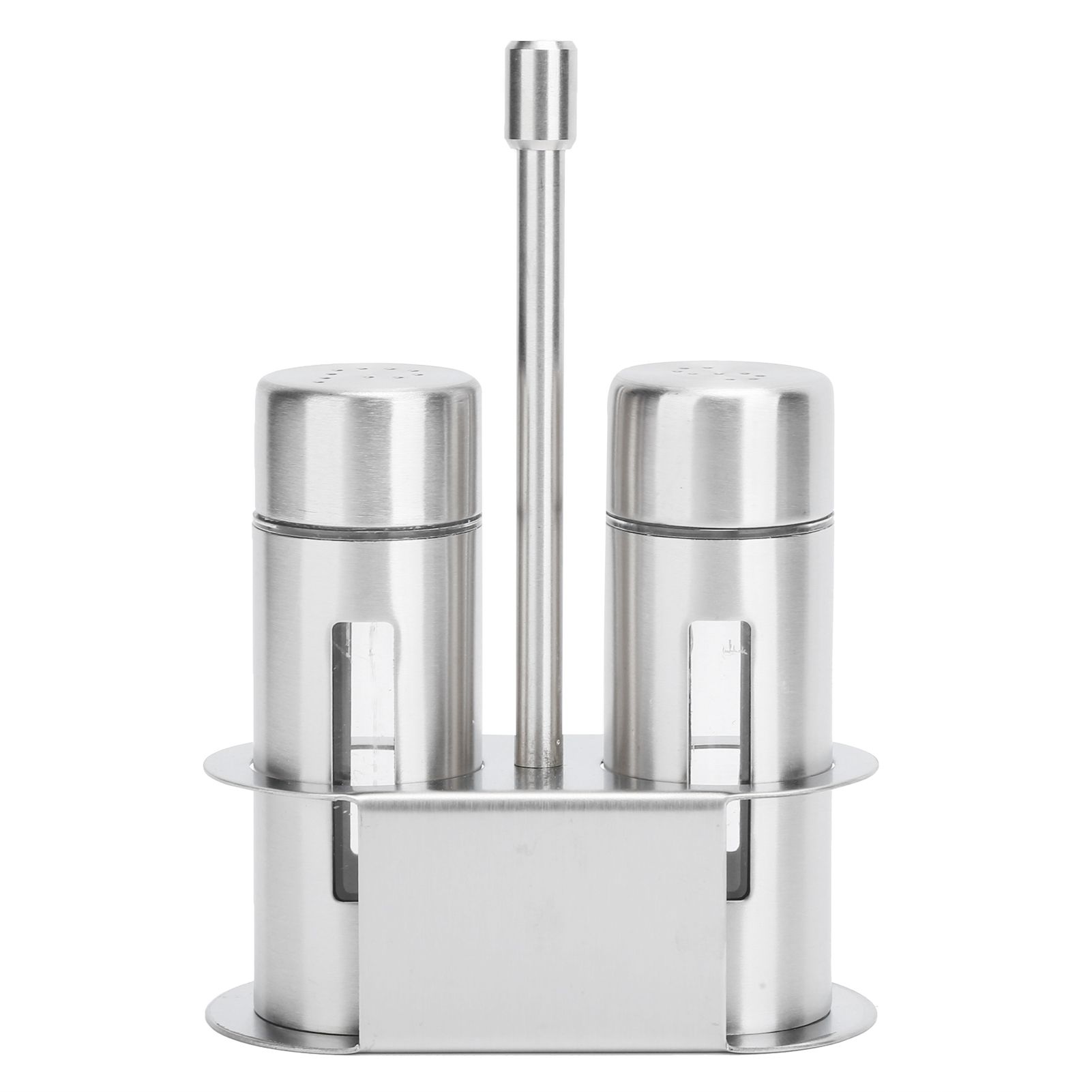 Stainless Steel Condiment Seasoning Container Pots Set with Spice Rack for view 4