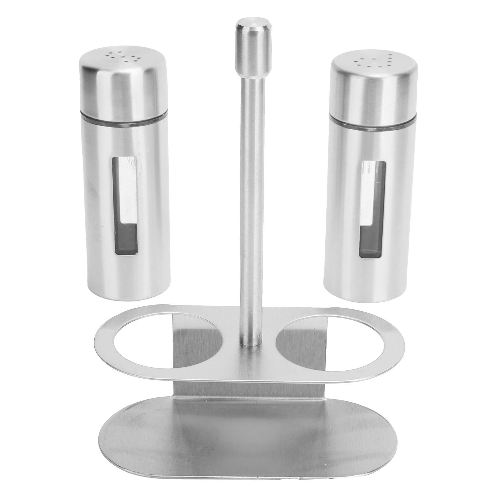 Stainless Steel Condiment Seasoning Container Pots Set with Spice Rack for view 7