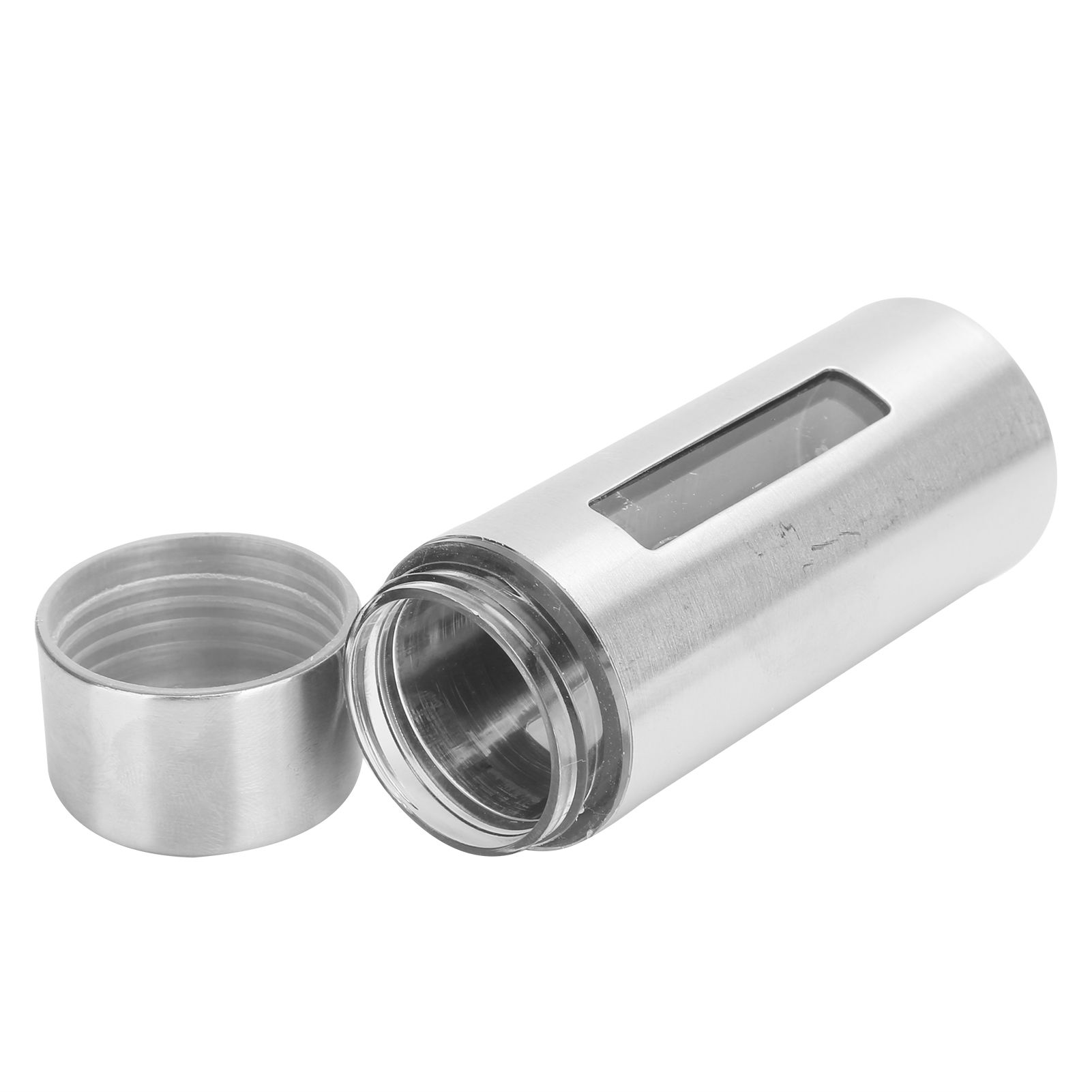 Stainless Steel Condiment Seasoning Container Pots Set with Spice Rack for view 12