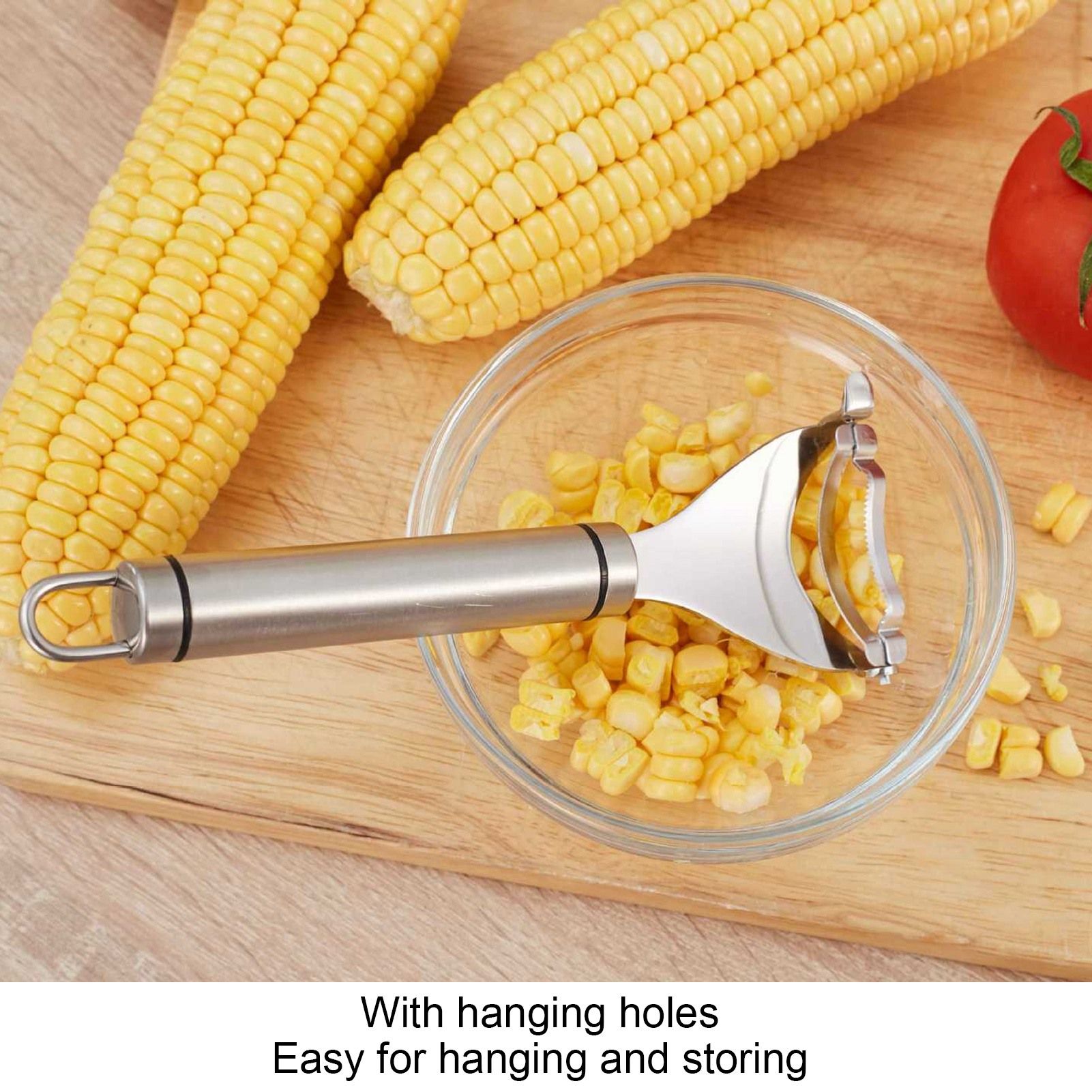 Corn Stripper Peeler Thresher Tool Stainless Steel Kernel Cutter Kitchen view 13