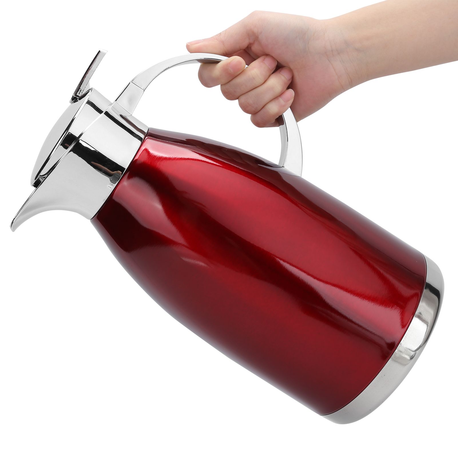 2L Thermal Jug DoubleWall Stainless Steel Vacuum Insulation Kettle for Coffee view 8