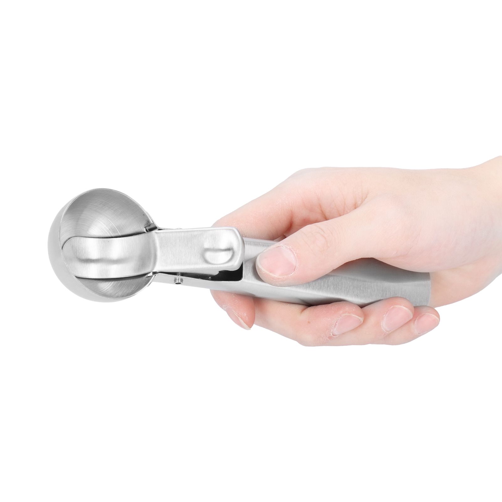 304 Stainless Steel Spoon Ice Cream Fruit Ball Scoop Cutlery Kitchen Tool view 8