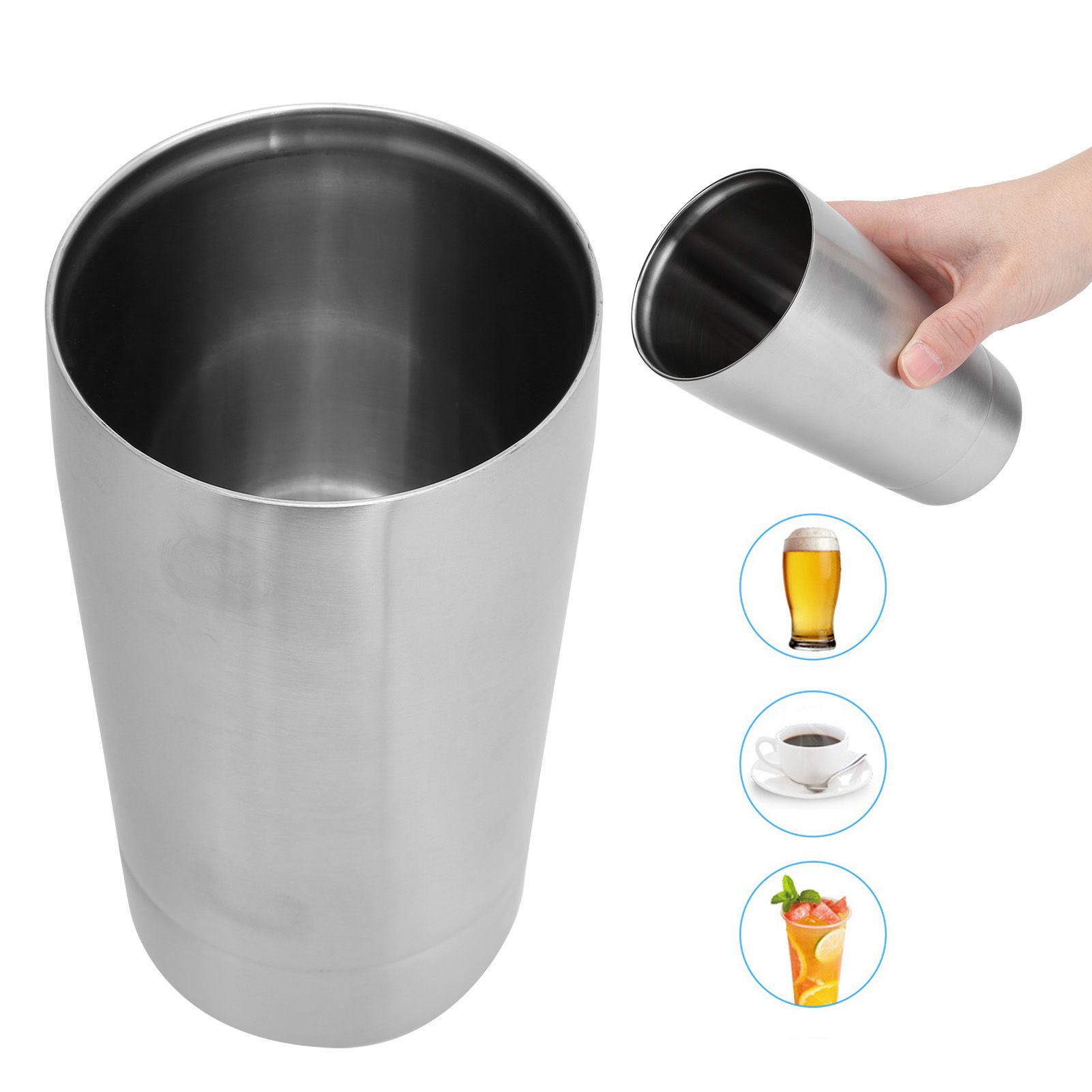 Coffee Mug Portable 304 Stainless Steel Drinking Cup for Picnic Barbecue view 9