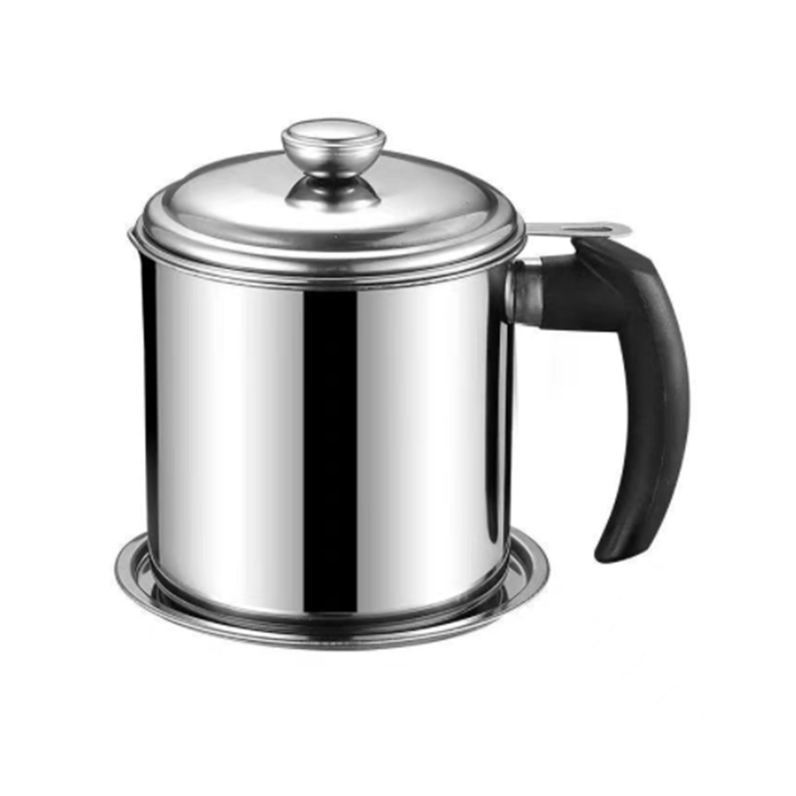 Oil Filter Pot Stainless Steel Food Grade Dust Proof Fine Mesh Grease Strainer