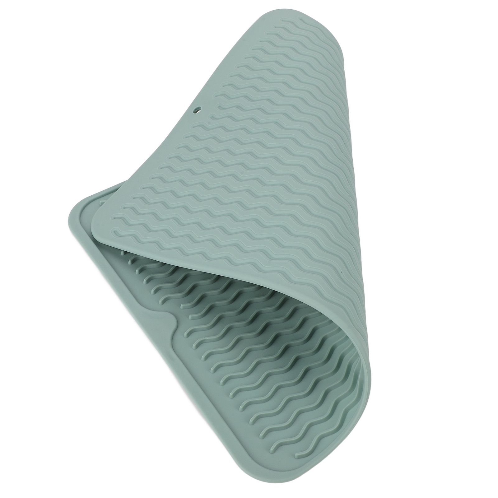 Dish Drying Mat Soft Flexible Rubber Heat Resistant Nonslip BPA Free Eco view 2