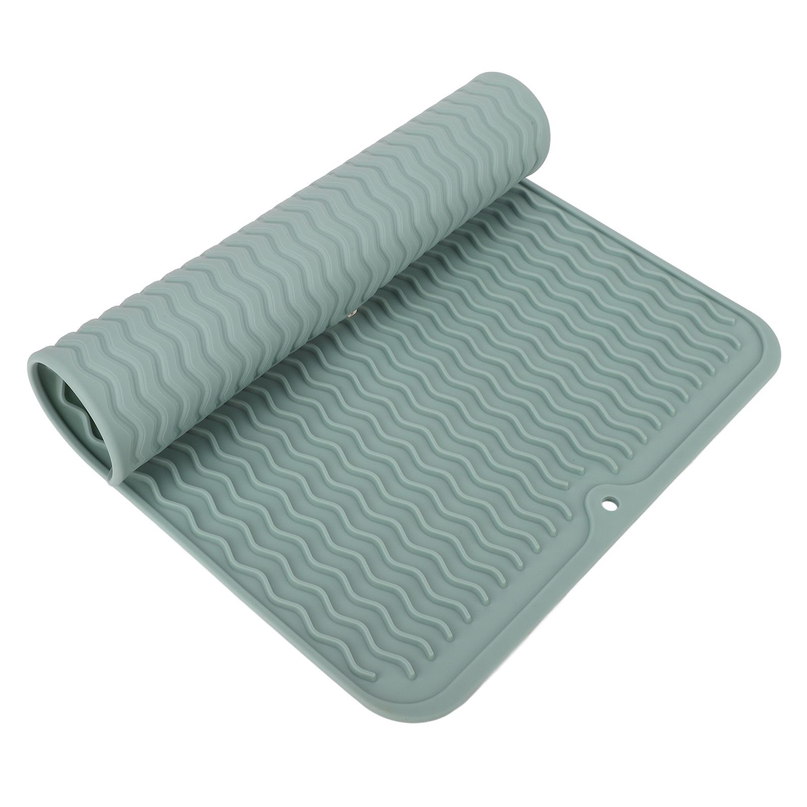 Dish Drying Mat Soft Flexible Rubber Heat Resistant Nonslip BPA Free Eco view 7