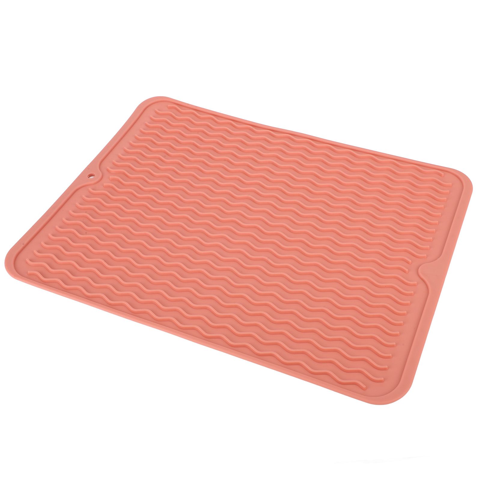 Dish Drying Mat Soft Flexible Rubber Heat Resistant Nonslip BPA Free Eco view 2