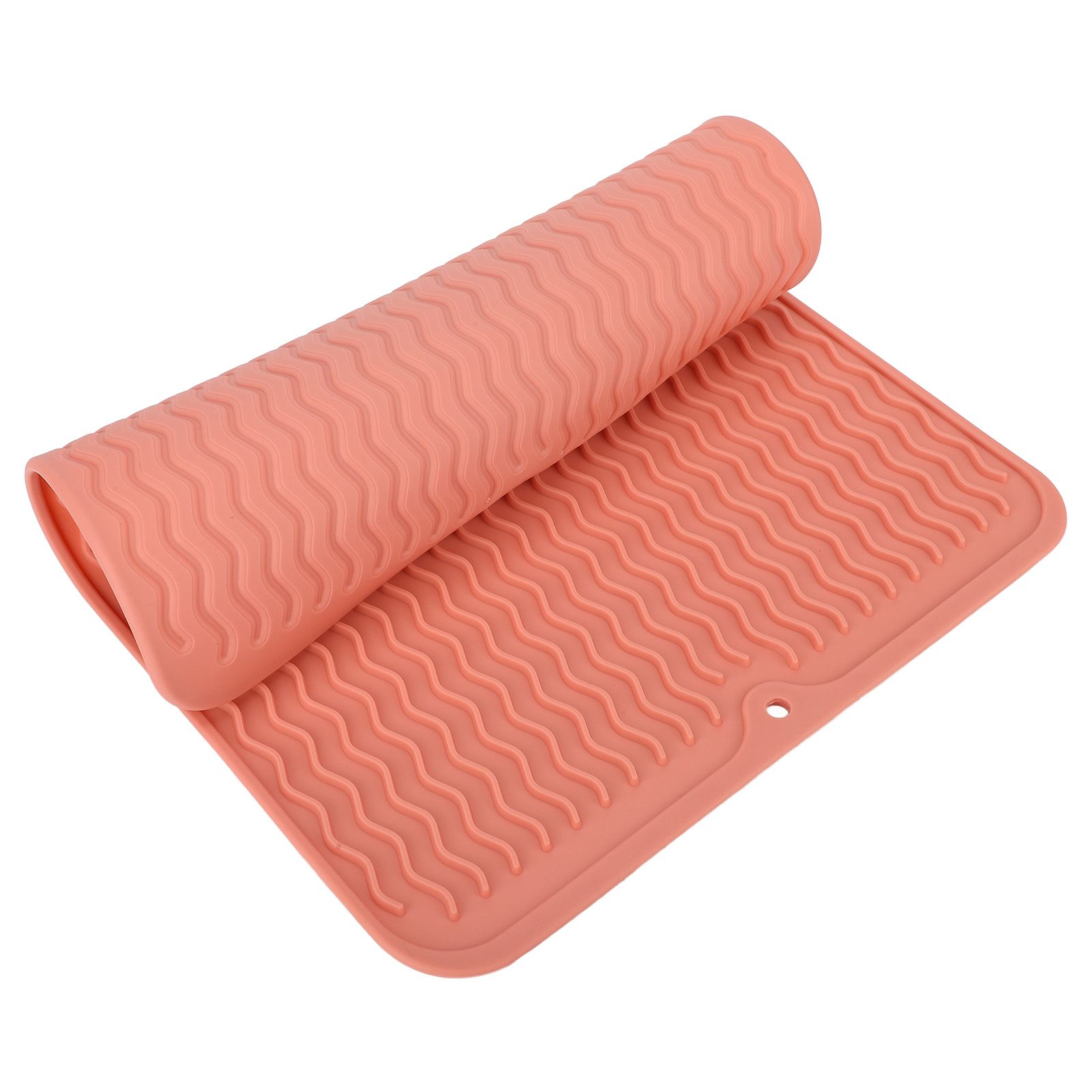 Dish Drying Mat Soft Flexible Rubber Heat Resistant Nonslip BPA Free Eco view 5