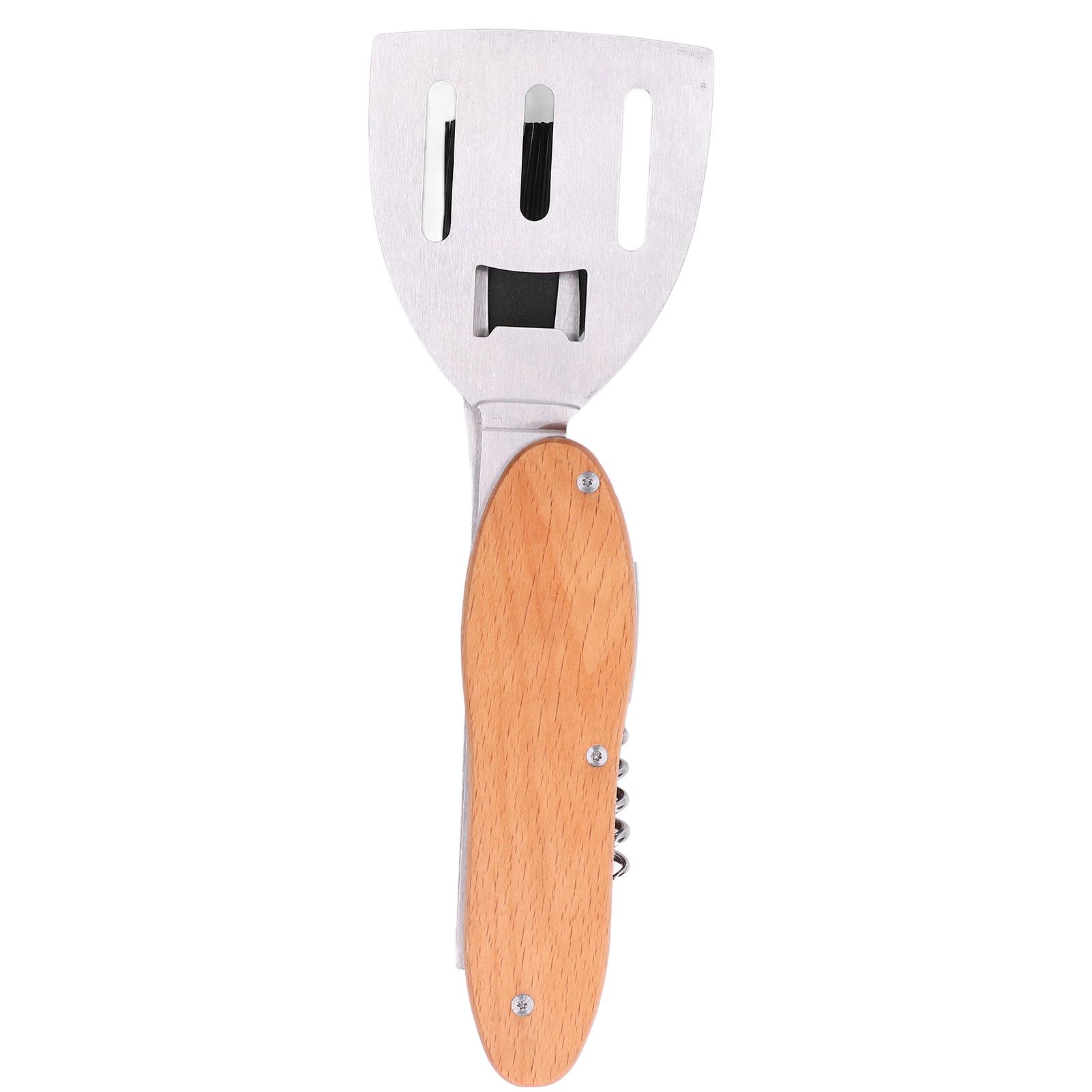 BBQ Tool Set 5 in 1 Multifunction Foldable Portable Spatula Brush Fork Bottle view 10