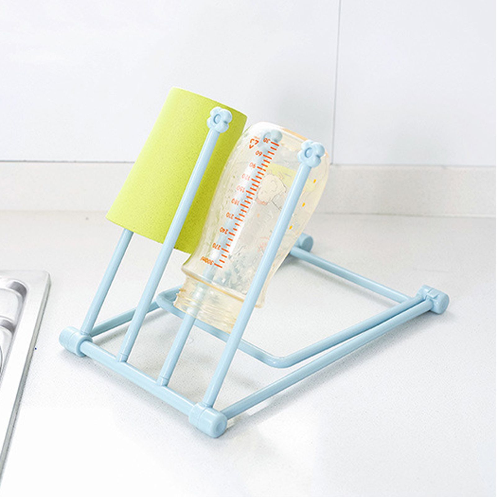Washcloth Holder Foldable Hand Towel Holder Vertical Dish Cloth Storage Rack view 12