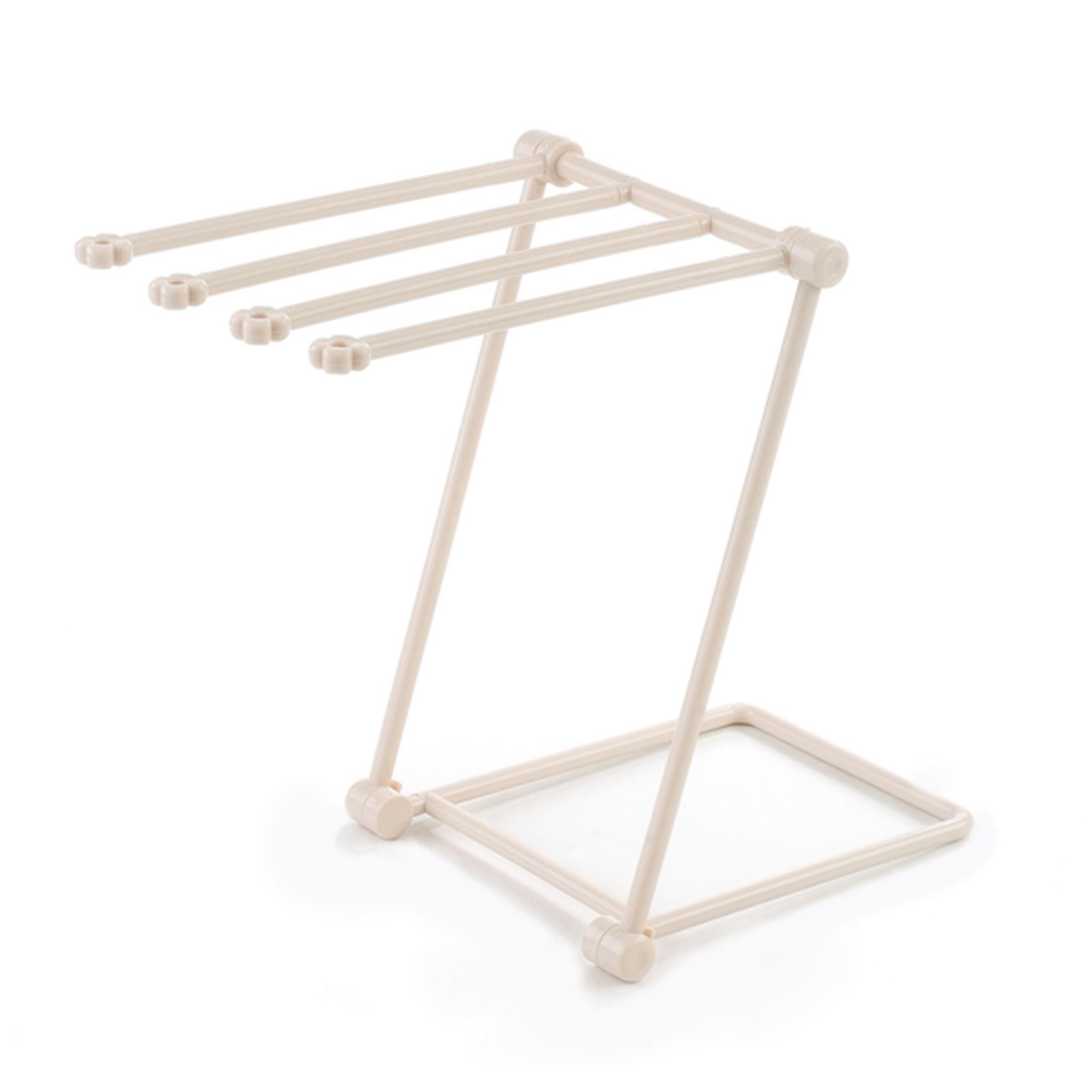 Washcloth Holder Foldable Hand Towel Holder Vertical Dish Cloth Storage Rack view 4