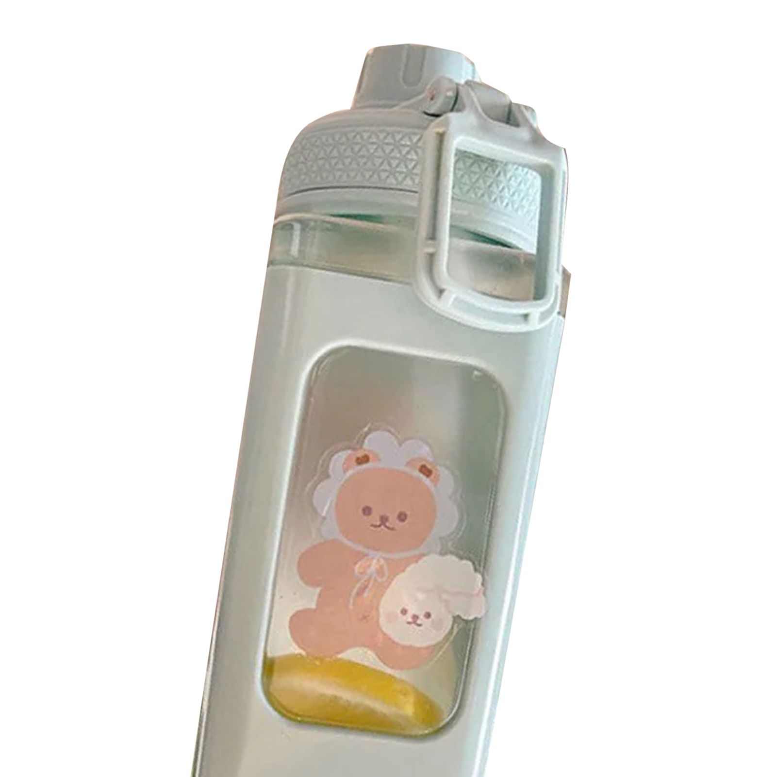 Large Capacity Water Bottle Portable Cute Drinking Bottle with Straw Nozzle view 2