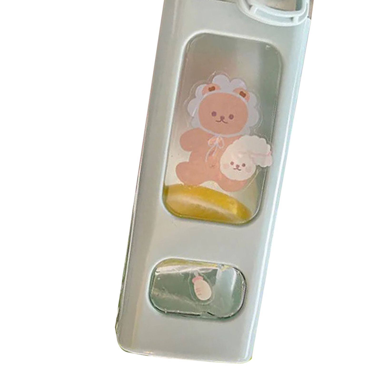 Large Capacity Water Bottle Portable Cute Drinking Bottle with Straw Nozzle view 3