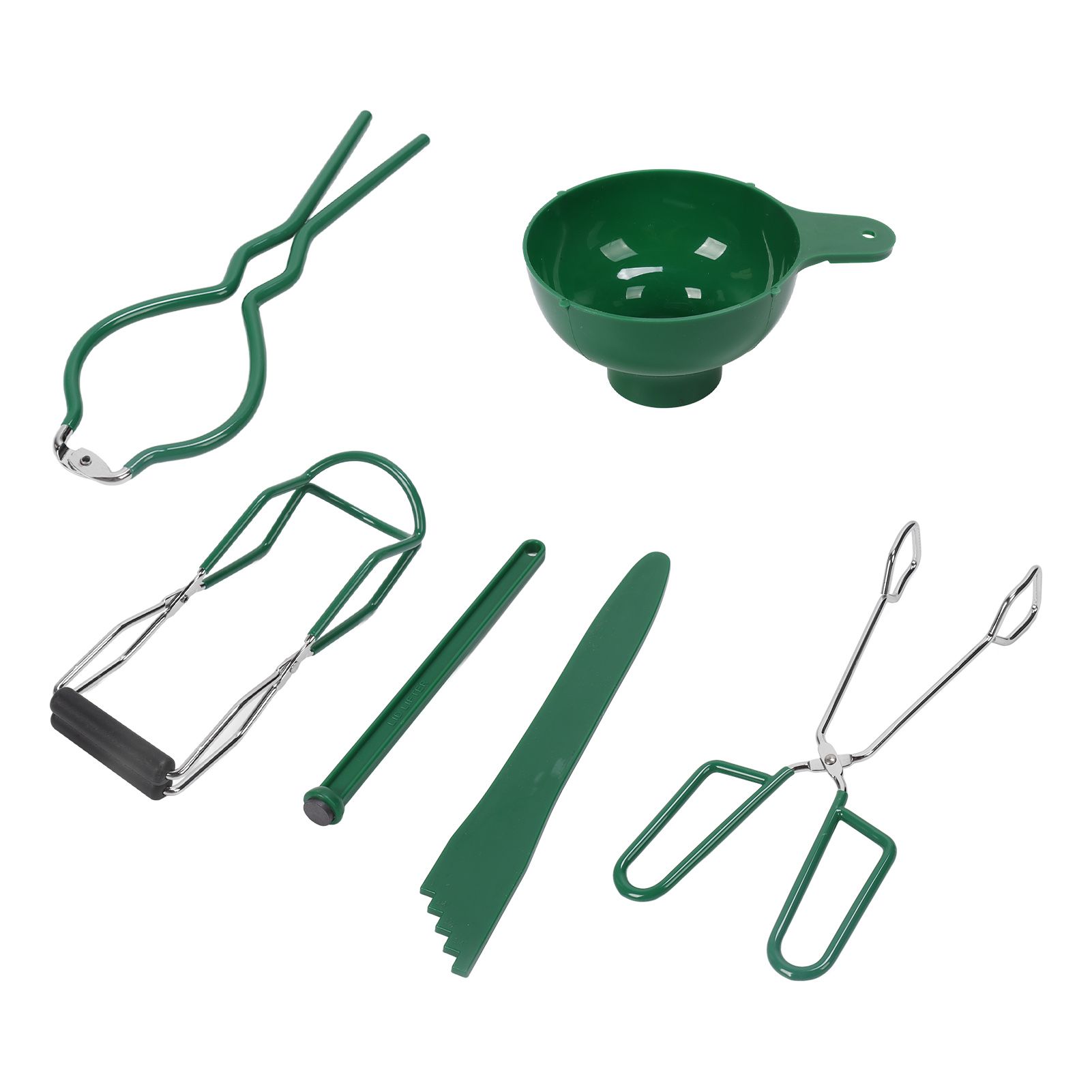 6 Pcs Canning Kit Canning Funnel Tong Bubble Popper Jar Wrench Lifter Magnetic view 8