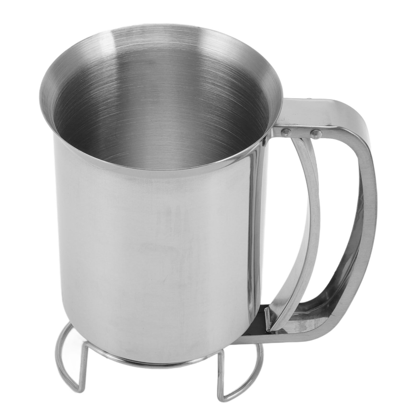 Pancake Batter Dispenser Handheld Stainless Steel Pancake Pourer for Baking view 7
