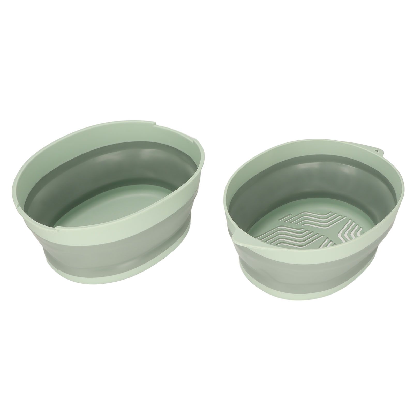 Double Layer Drain Basket Separate Design Foldable Portable Fruit Vegetable view 7
