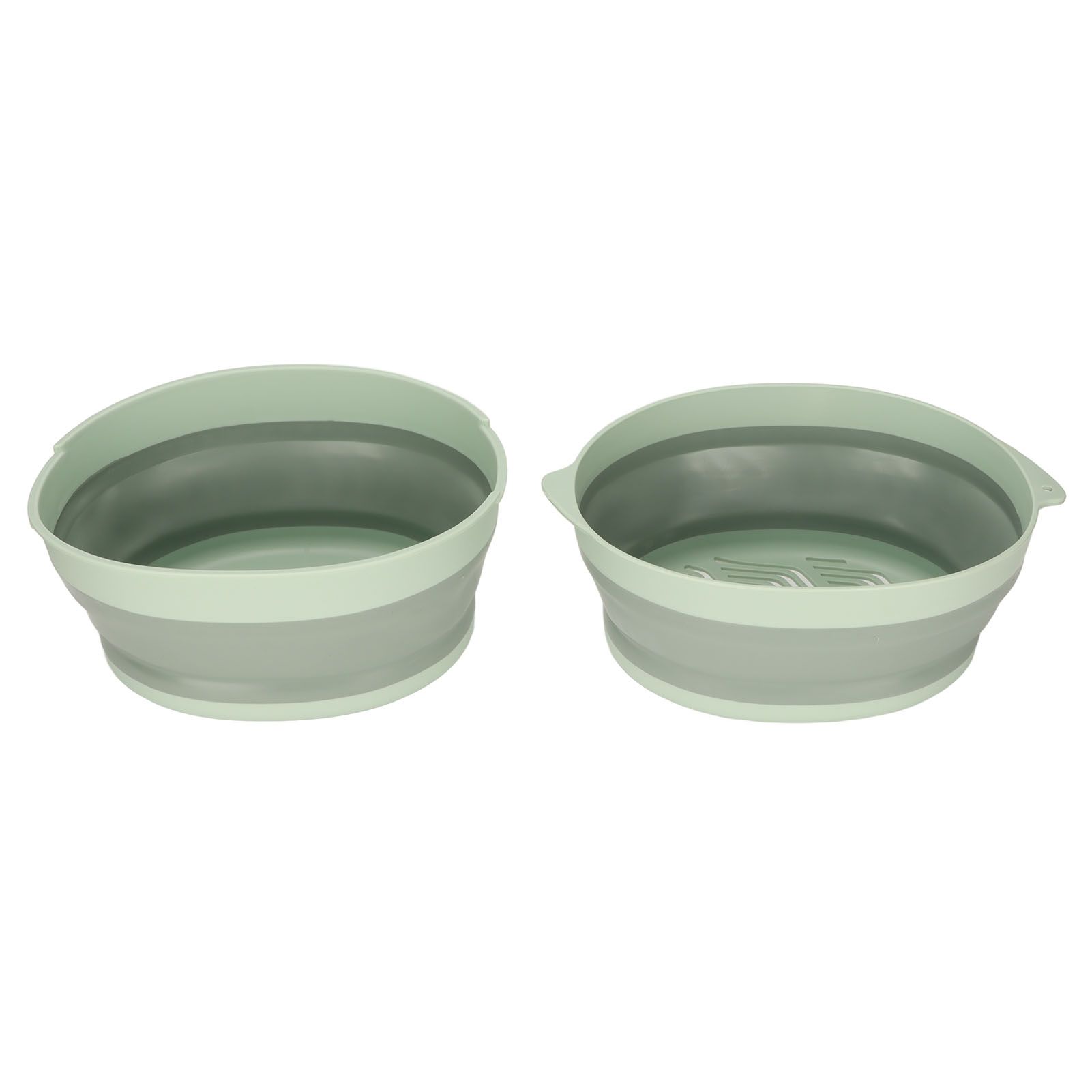 Double Layer Drain Basket Separate Design Foldable Portable Fruit Vegetable view 8