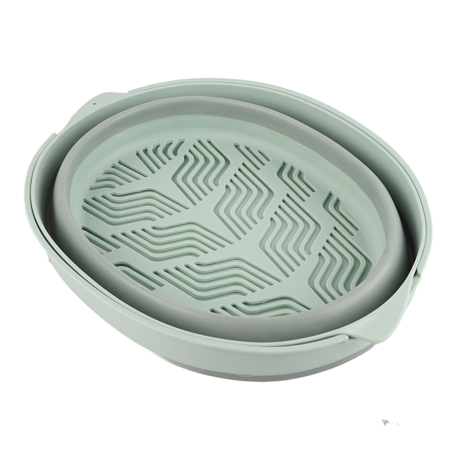 Double Layer Drain Basket Separate Design Foldable Portable Fruit Vegetable view 7
