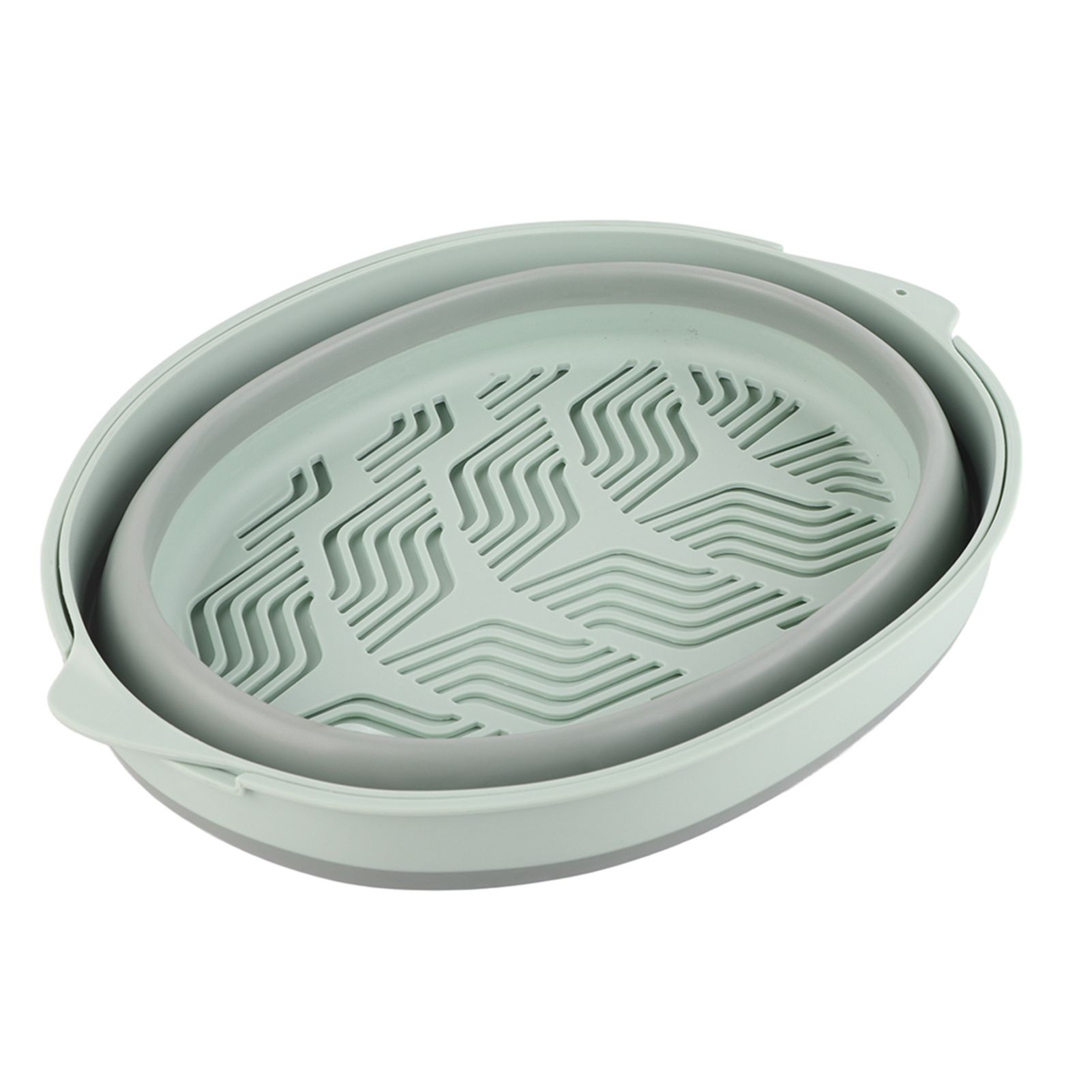 Double Layer Drain Basket Separate Design Foldable Portable Fruit Vegetable view 8