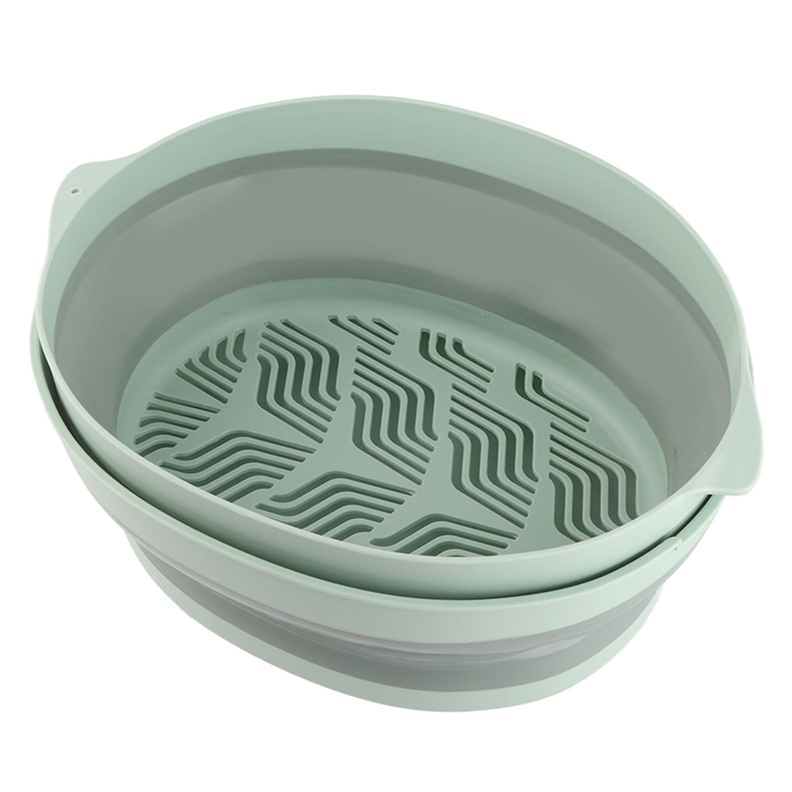 Double Layer Drain Basket Separate Design Foldable Portable Fruit Vegetable view 9