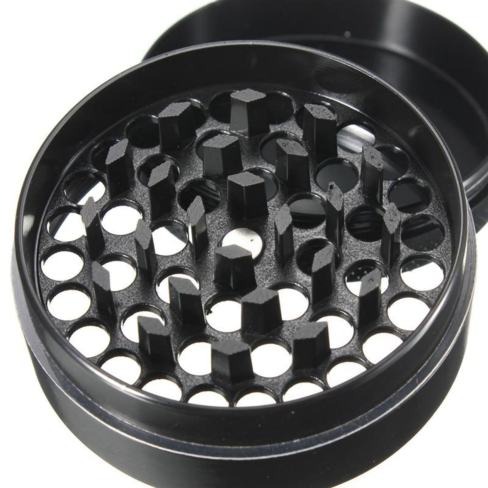 Mini 40mm 4 Layer Hand Crank Grinder Metal Zinc Alloy Spices Grinder with view 2