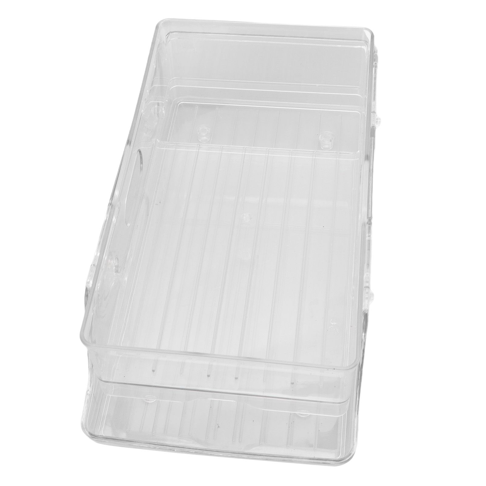 Automatic Rolling Beverage Soda Can Storage Organizer Double Layers Plastic view 4