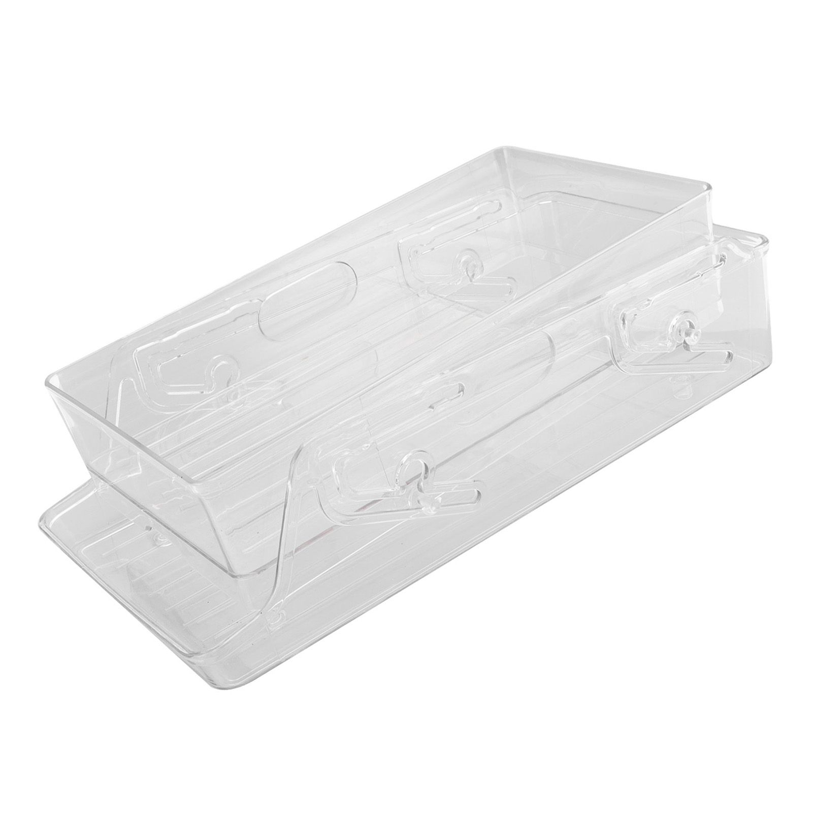 Automatic Rolling Beverage Soda Can Storage Organizer Double Layers Plastic view 9