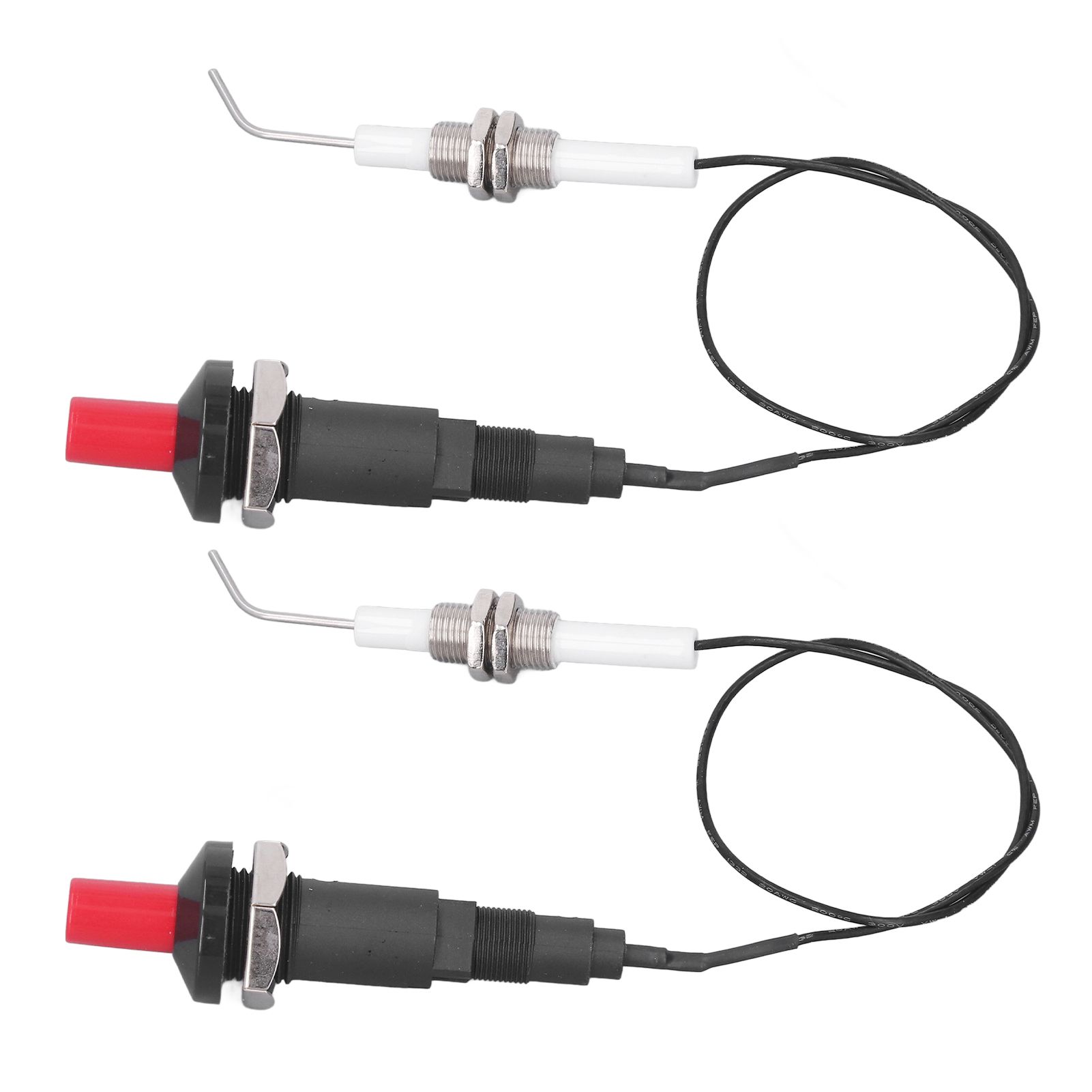 2 Sets Grill Stove Igniter Set Plastic Push Type Universal Threaded Grill view 4