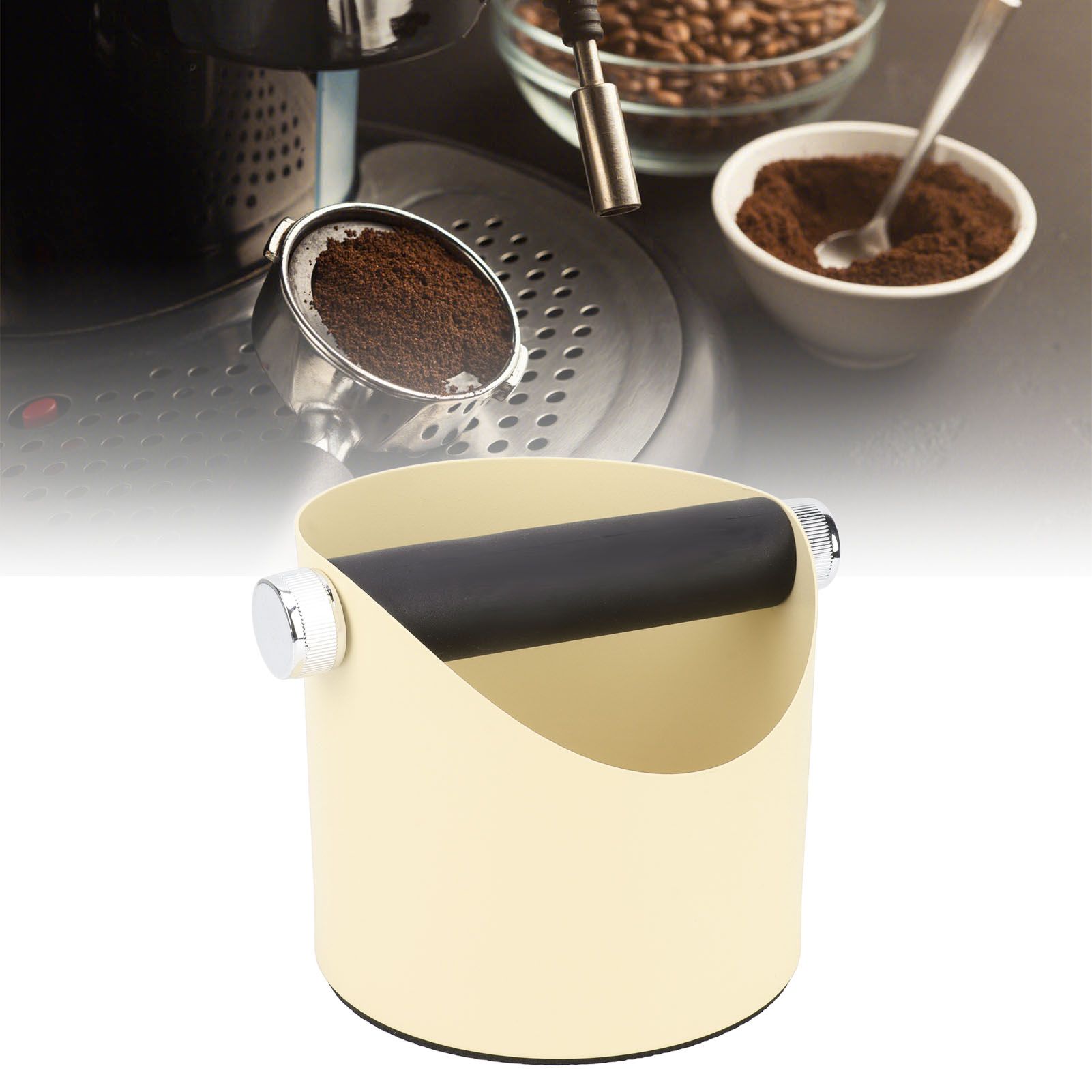 Coffee Knocking Slag Bucket Home Small Anti Slip Coffee Machine Grounds Box view 11