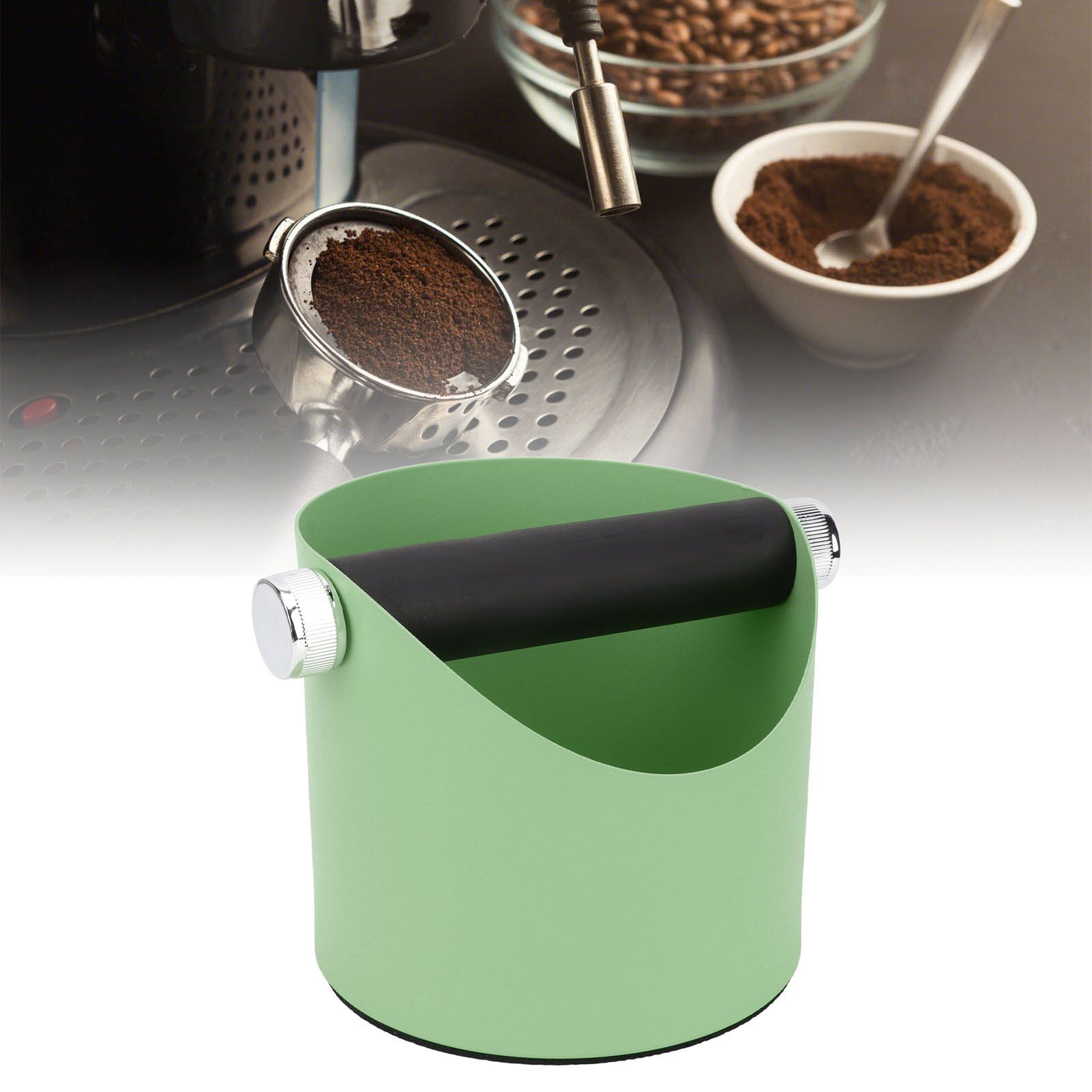 Coffee Knocking Slag Bucket Home Small Anti Slip Coffee Machine Grounds Box view 10